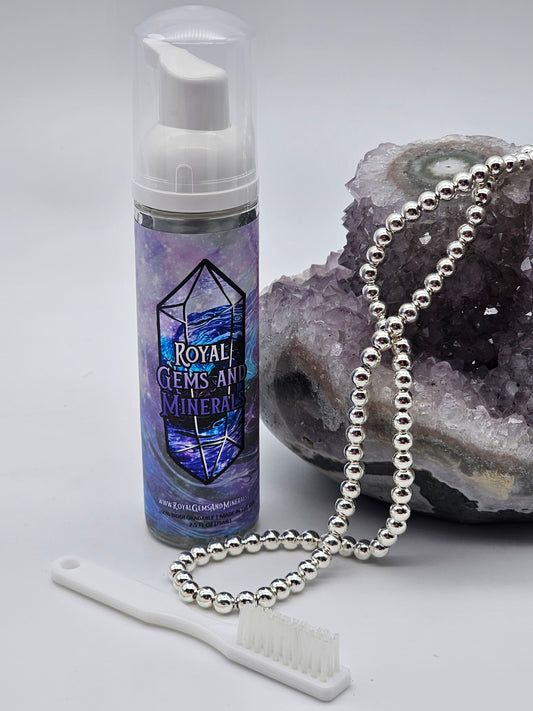 Royal Gems And Minerals Foaming Jewelry Cleaner and Brush Set