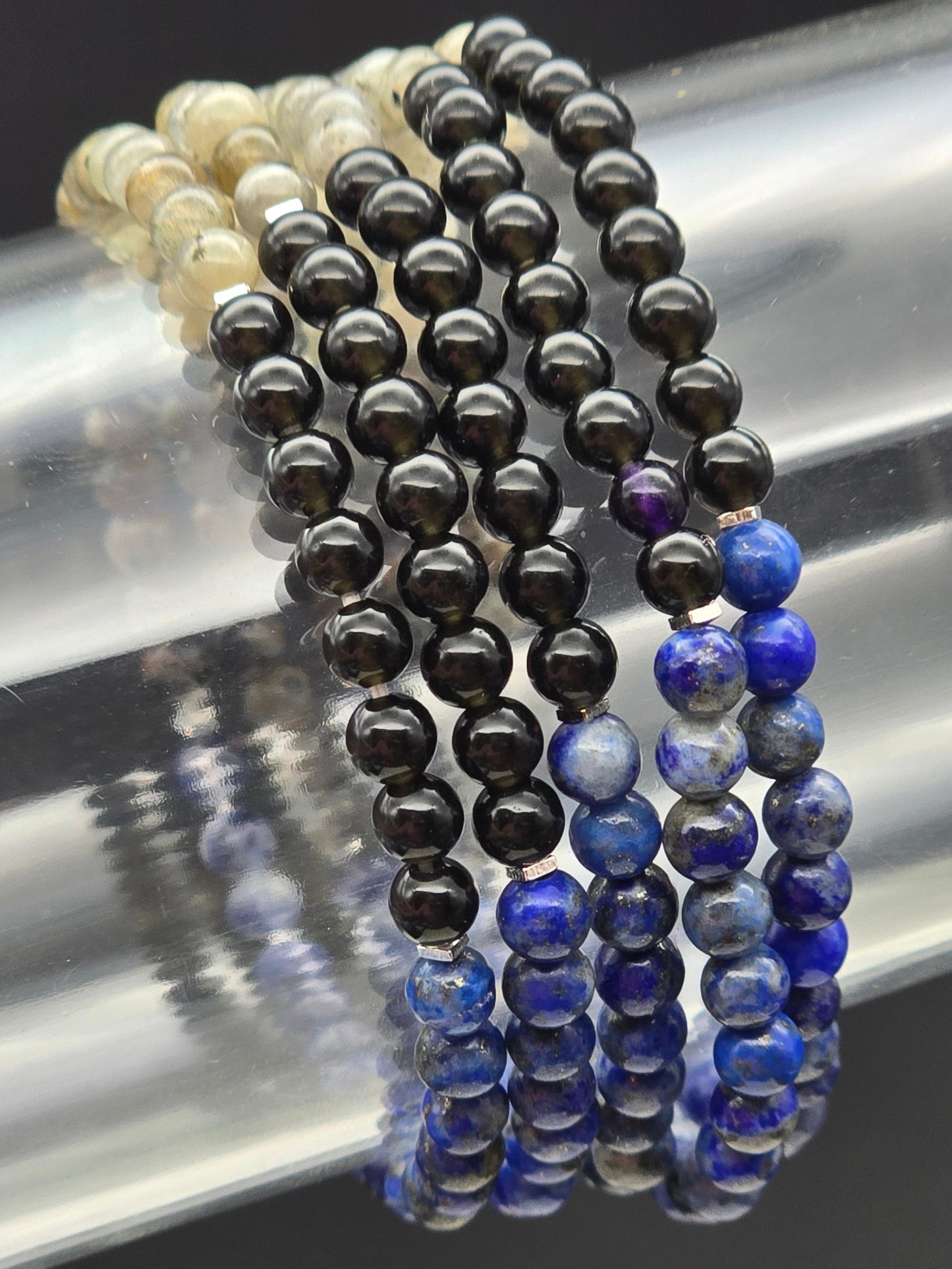 Trust Yourself Royal Intention Gemstone Stretchy Bracelet