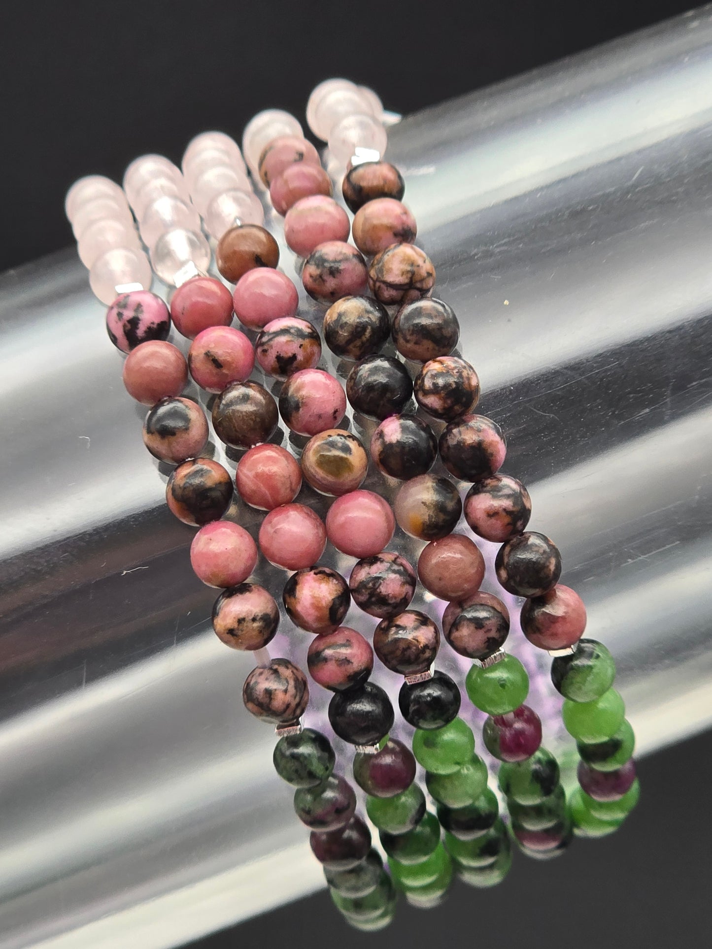 Overcoming Grief - Royal Intention Gemstone Stretchy Bracelet