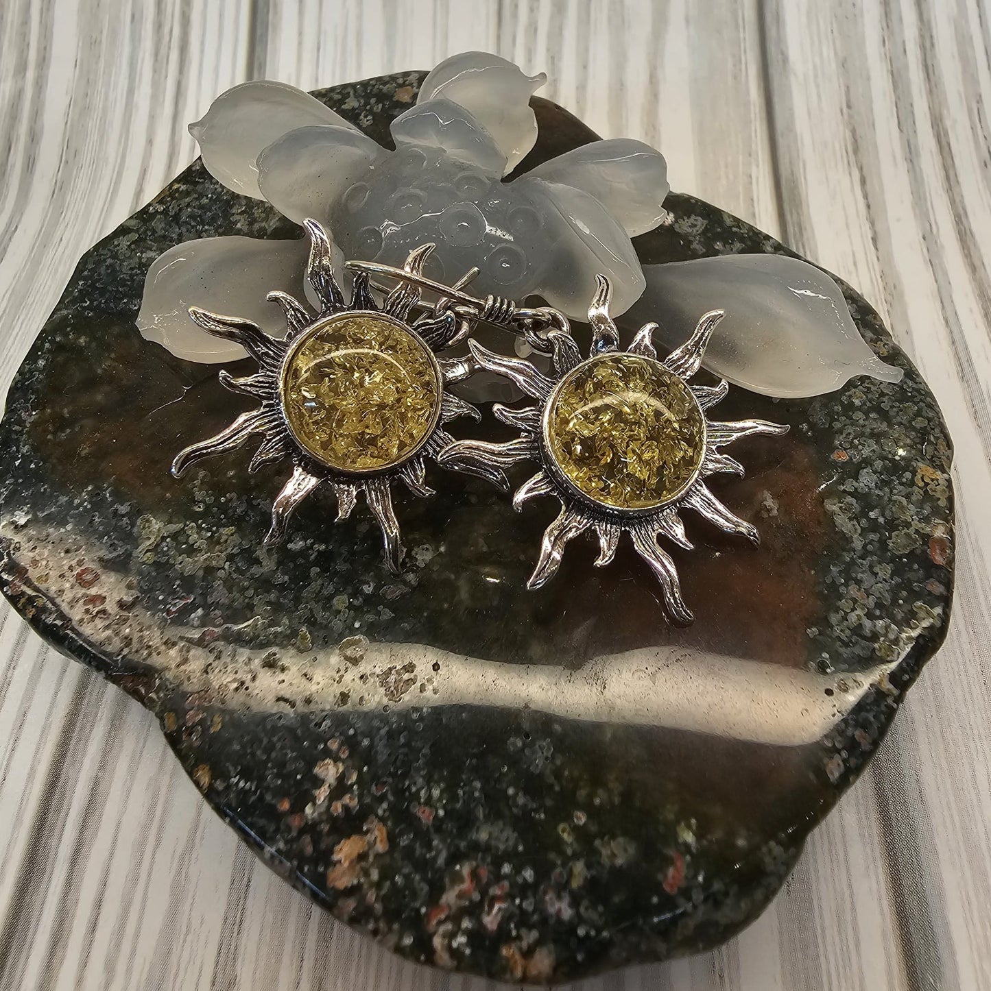 Amber Sunshine Earrings