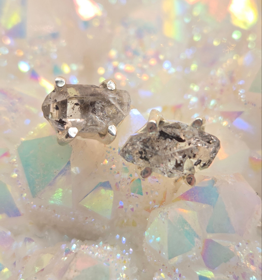 Tibetan Quartz Post Earrings