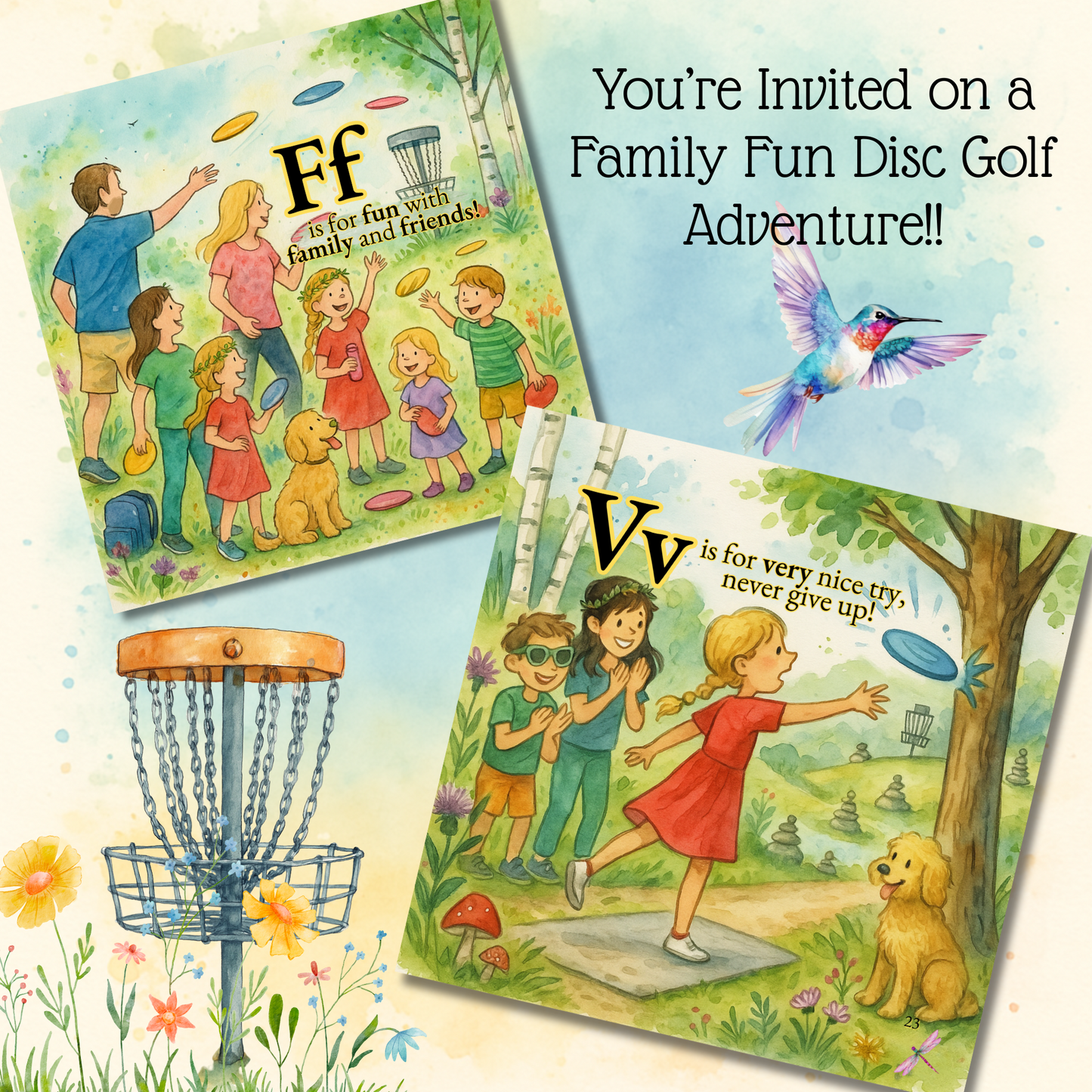 ABC's of Disc Golf - Stacy's First Published Book