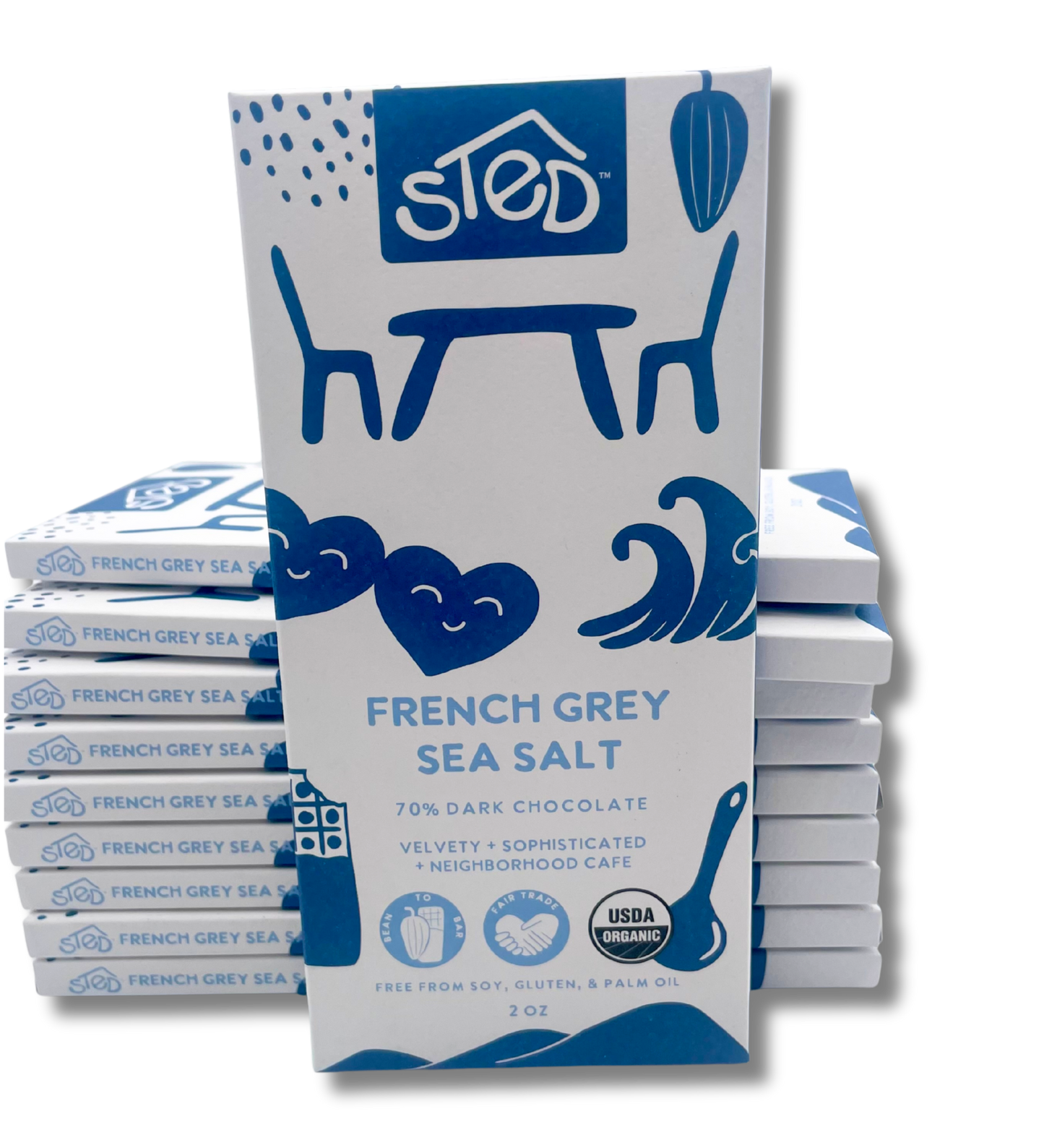 French Grey Sea Salt Chocolate Bar