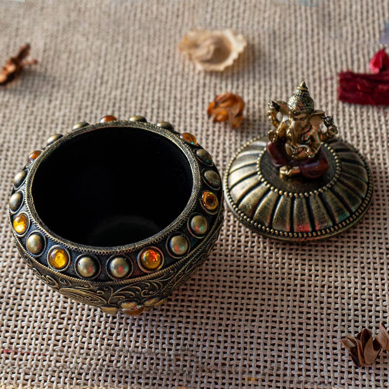 Ganesha Offering Intention Jar