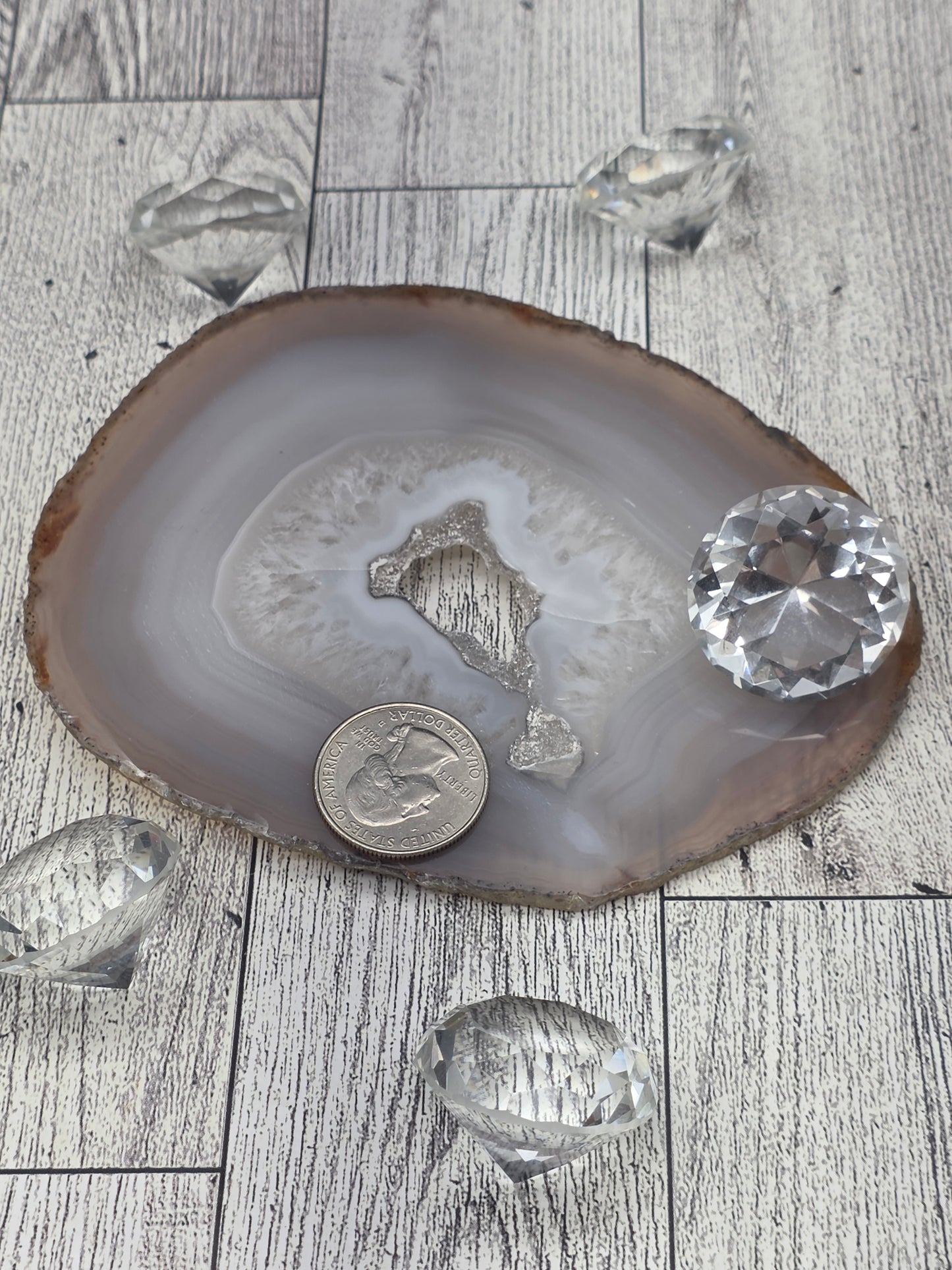 Blue Agate Slice