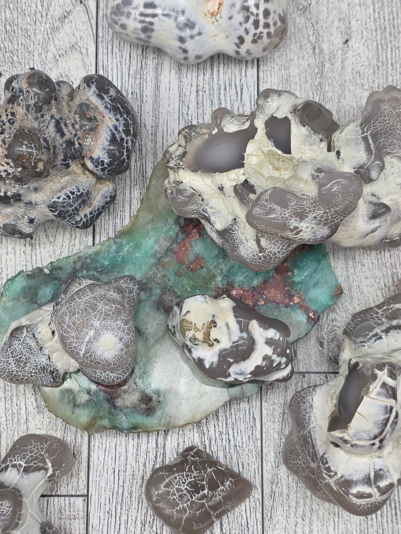 Snakeskin Agate Raw Fire Agate