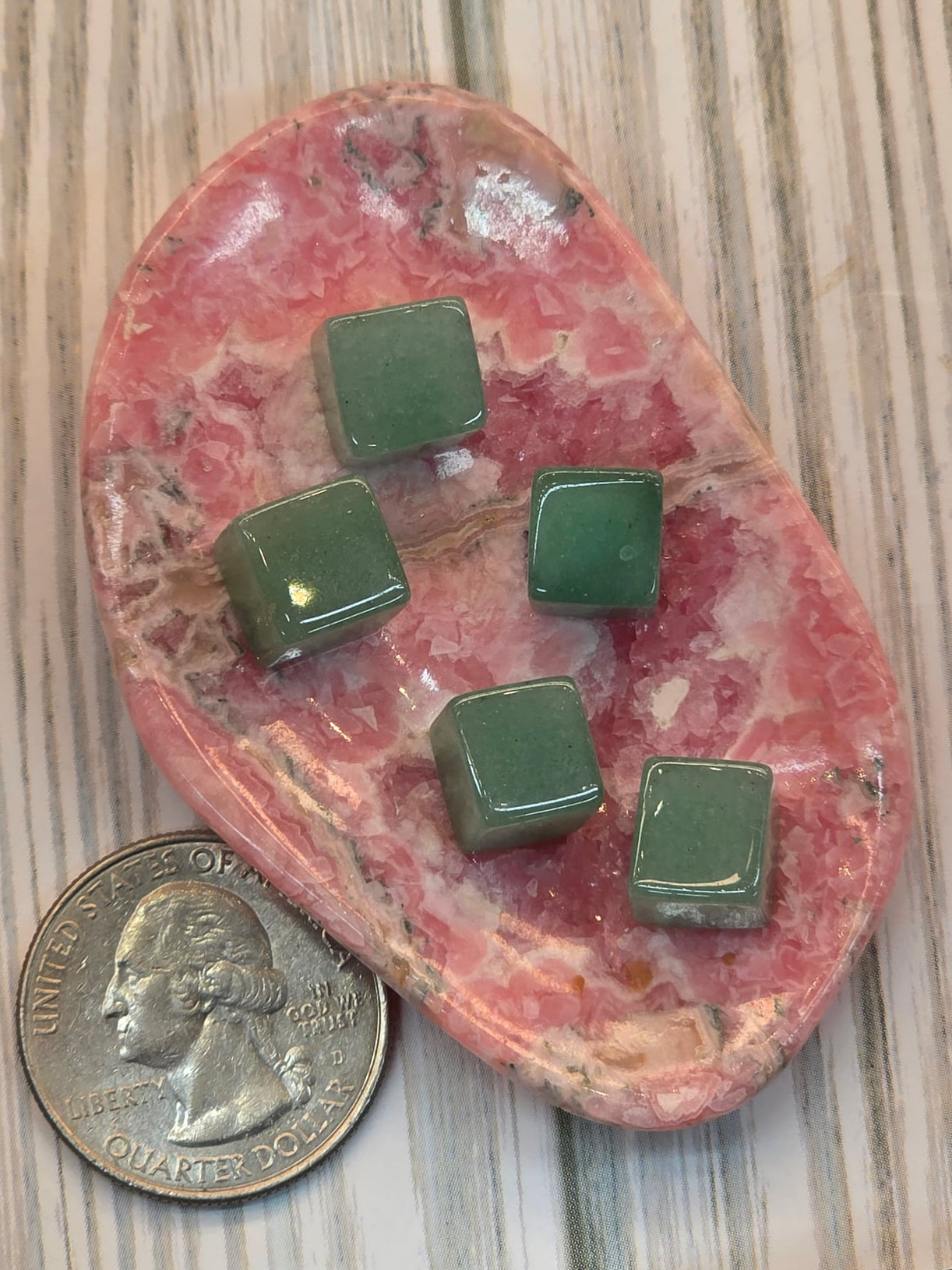 Green Aventurine Mini Cube