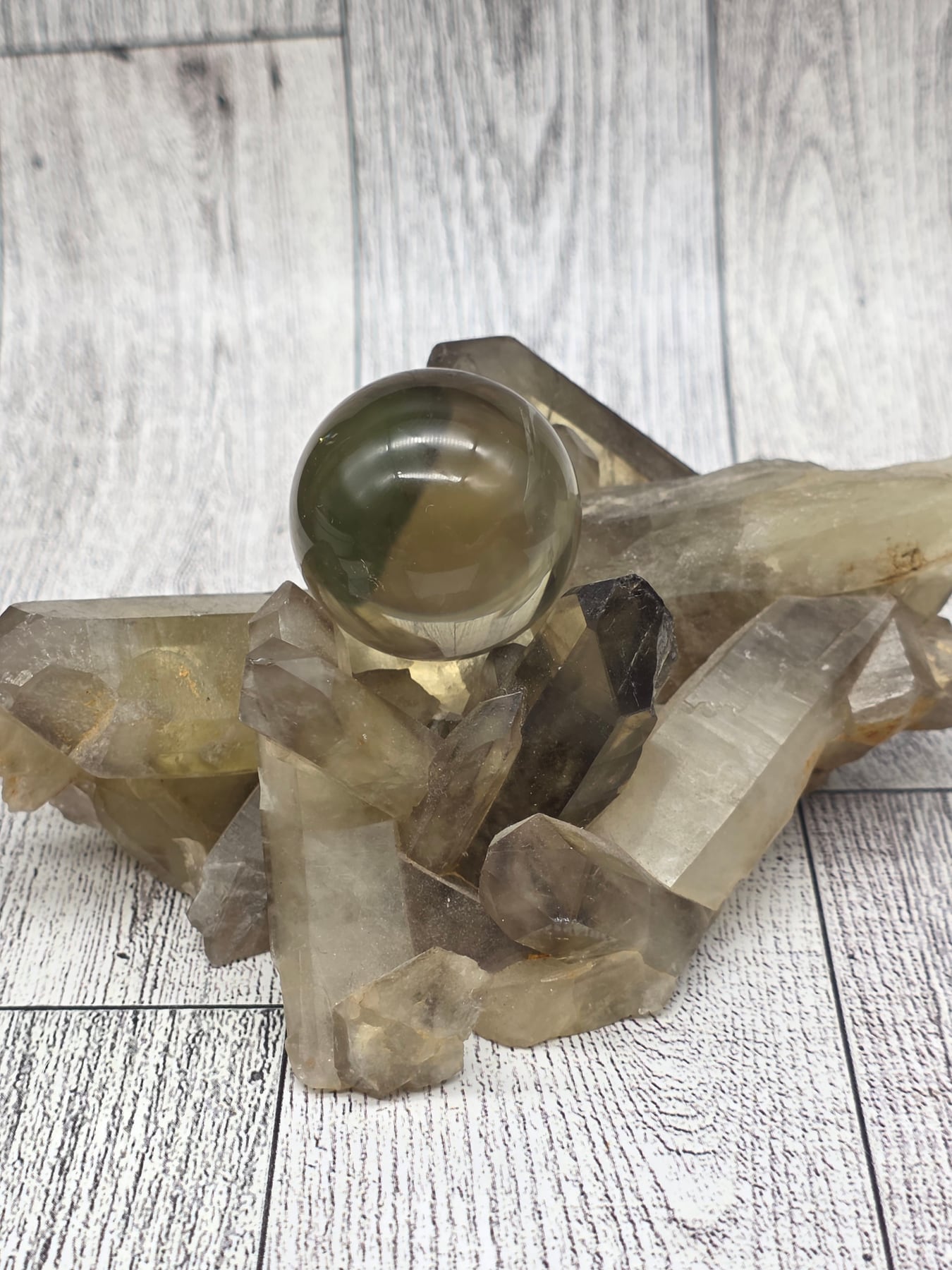 Natural Raw Citrine Cluster