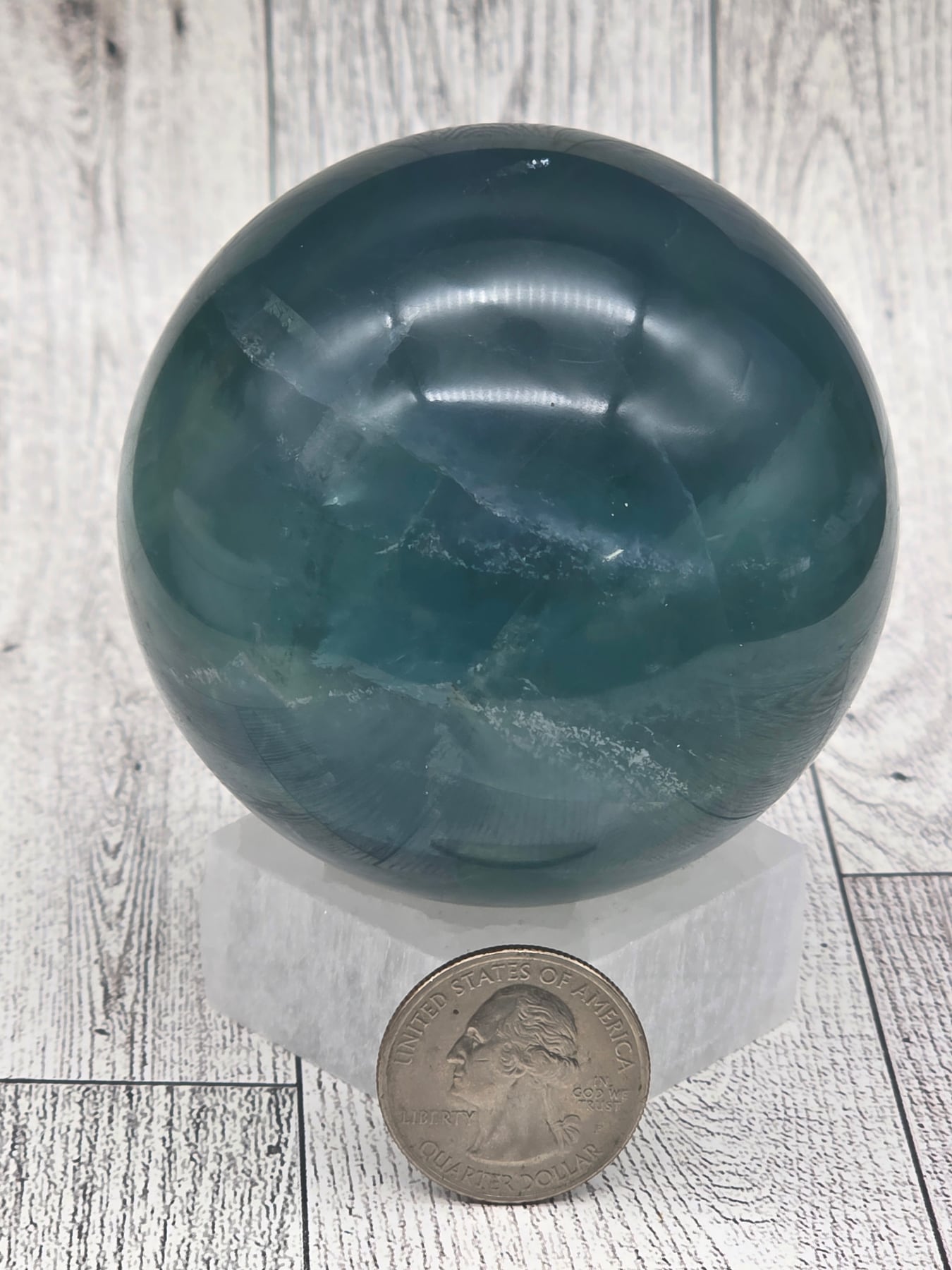 Blue Fluorite Sphere