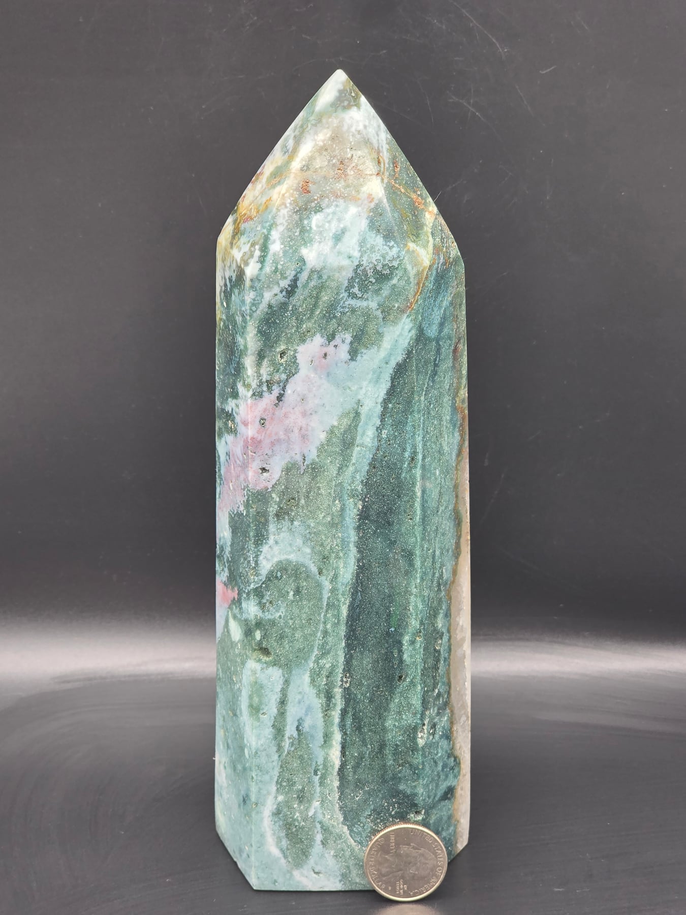 Large Ocean Jasper Tower