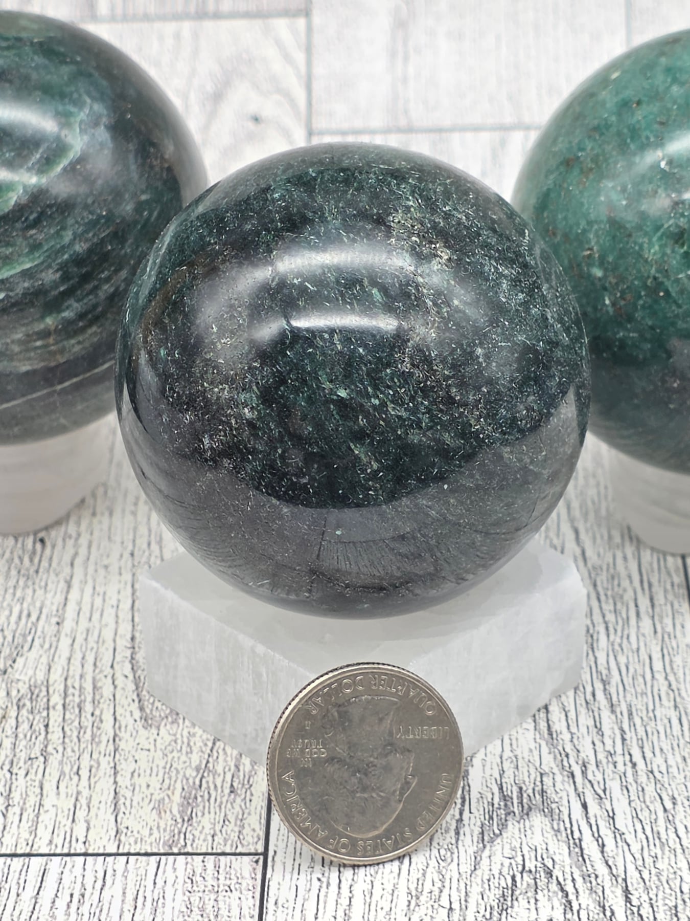 Green Kyanite Sphere