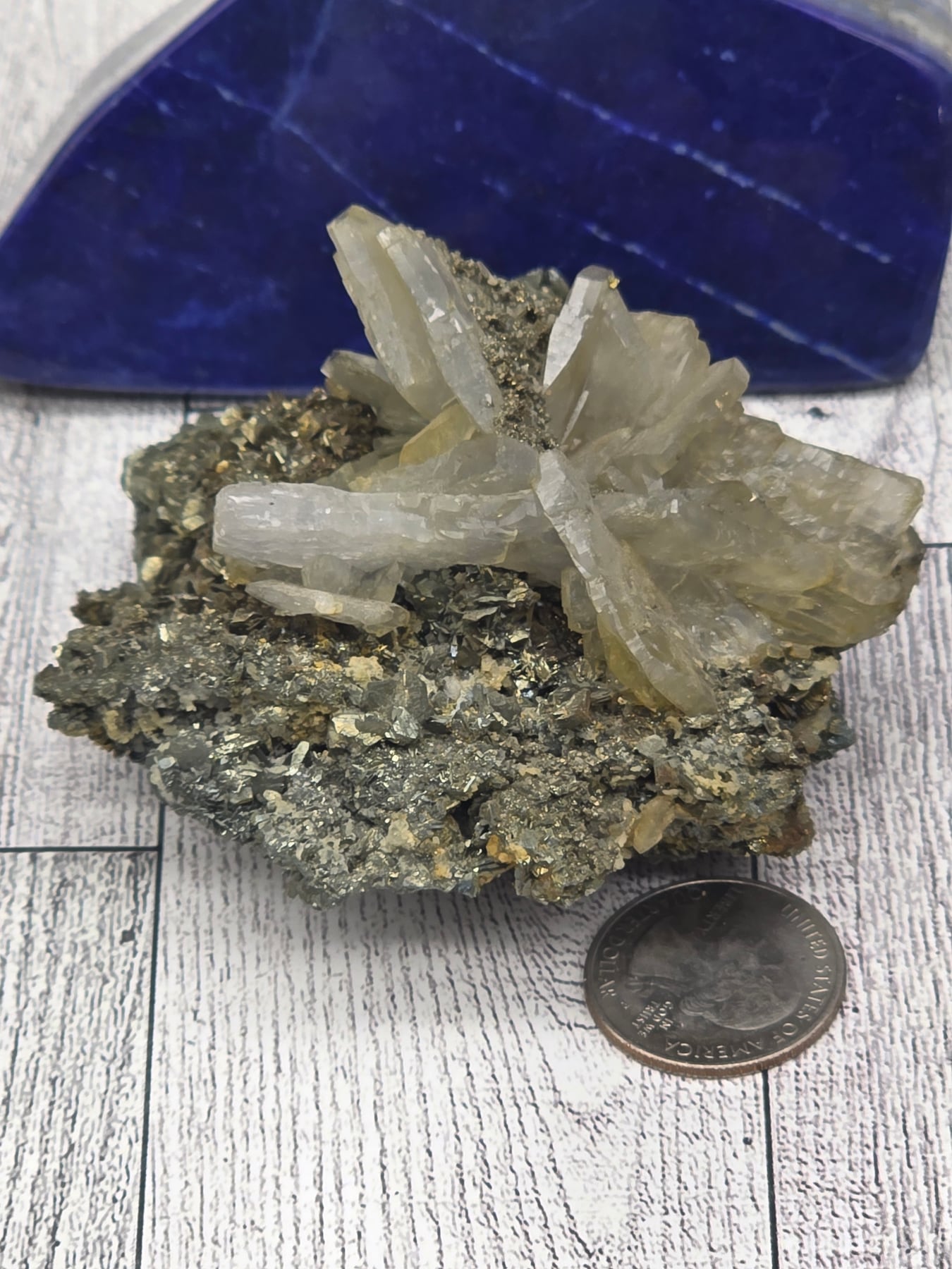 Pyrite and Calcite Specimen