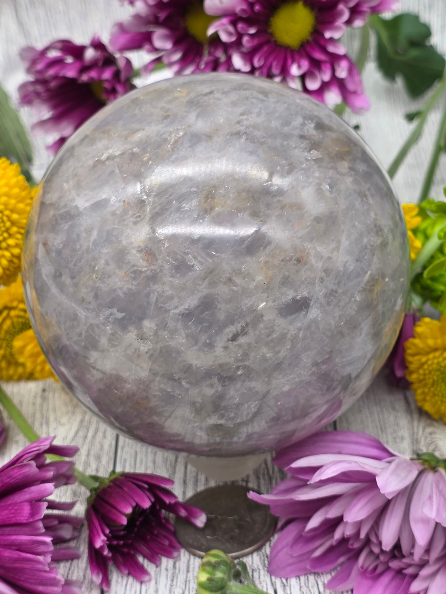 Blue Quartz Sphere