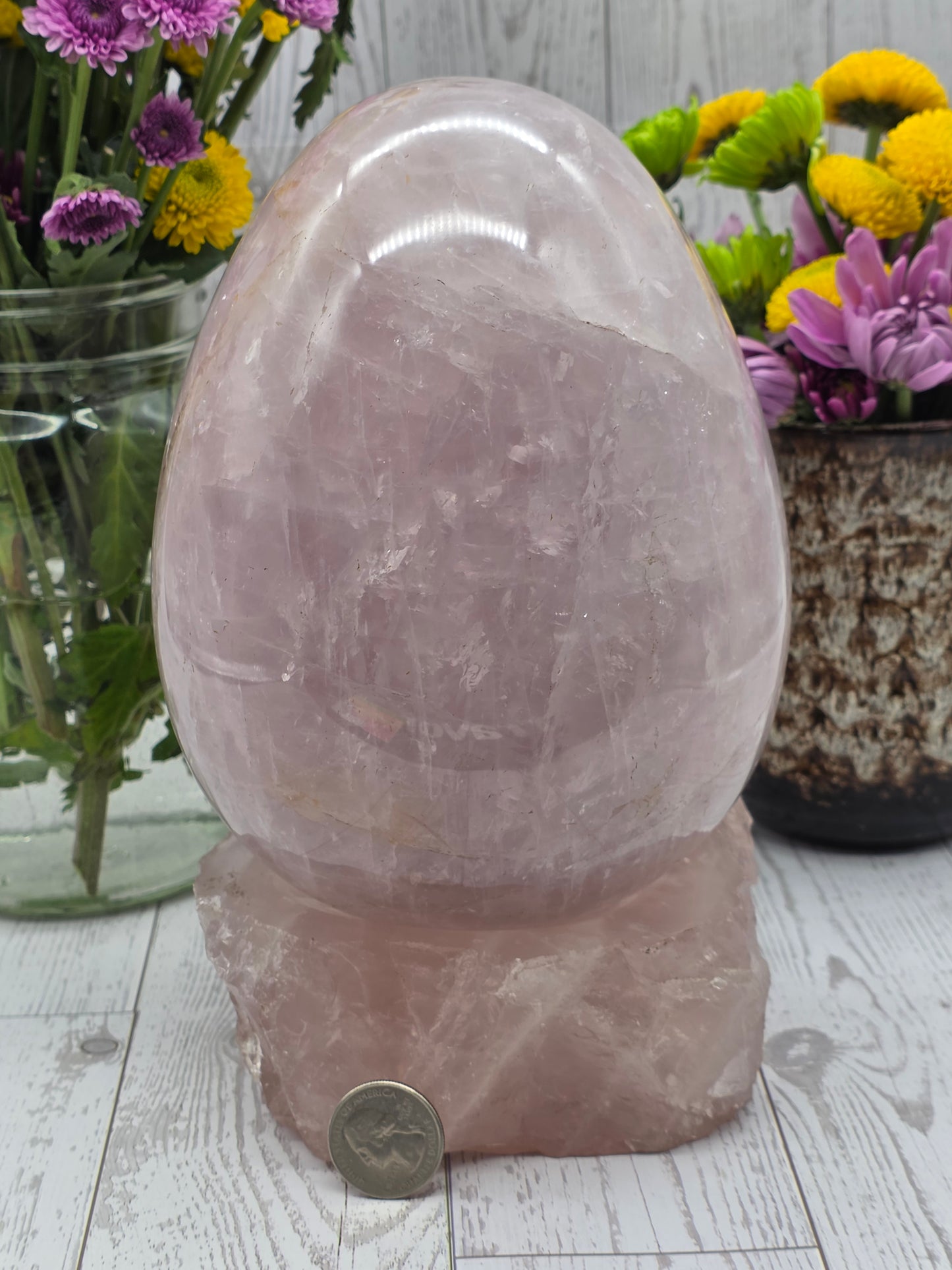 Rose Quartz Egg