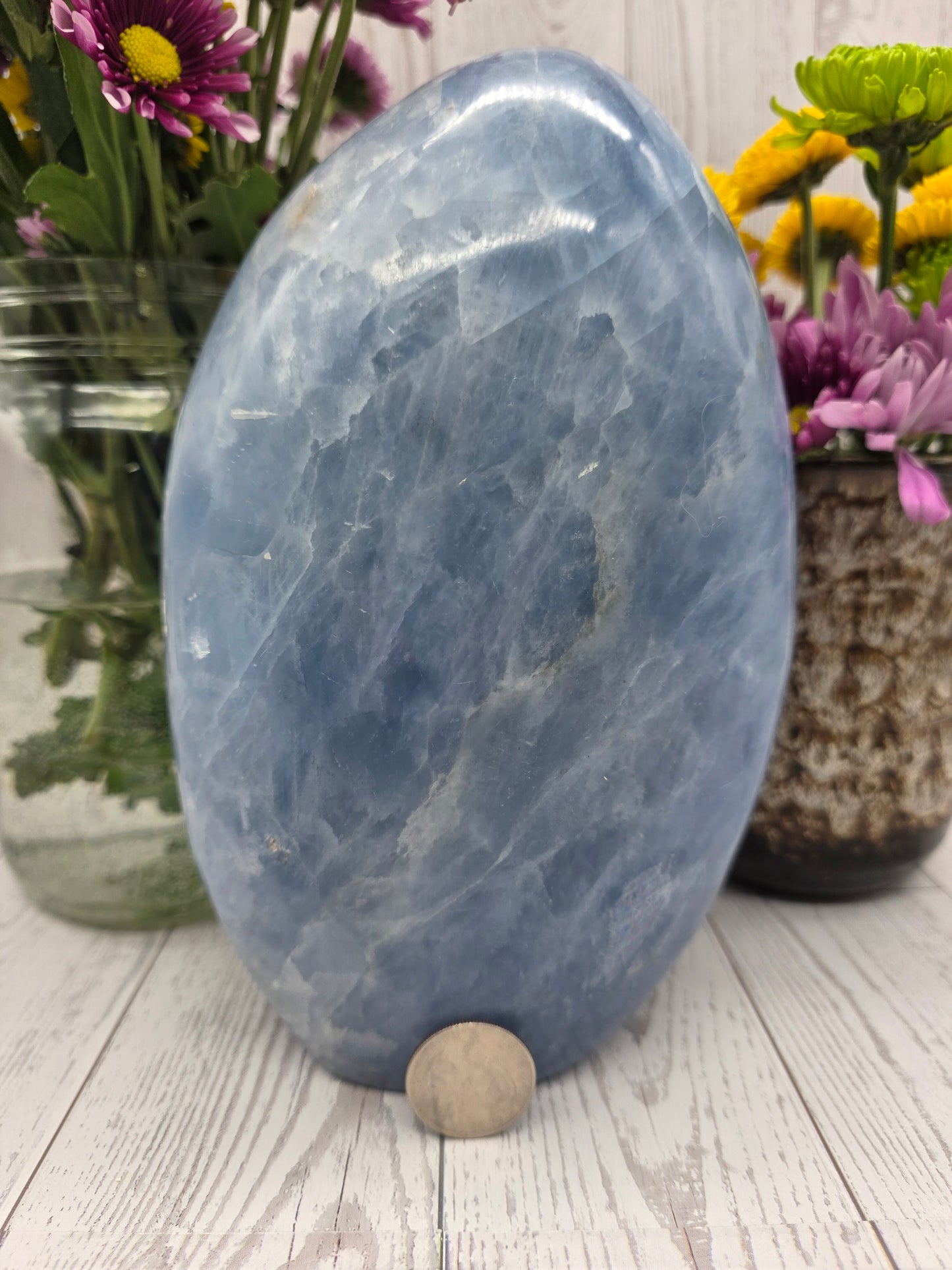 Blue Calcite Freeform