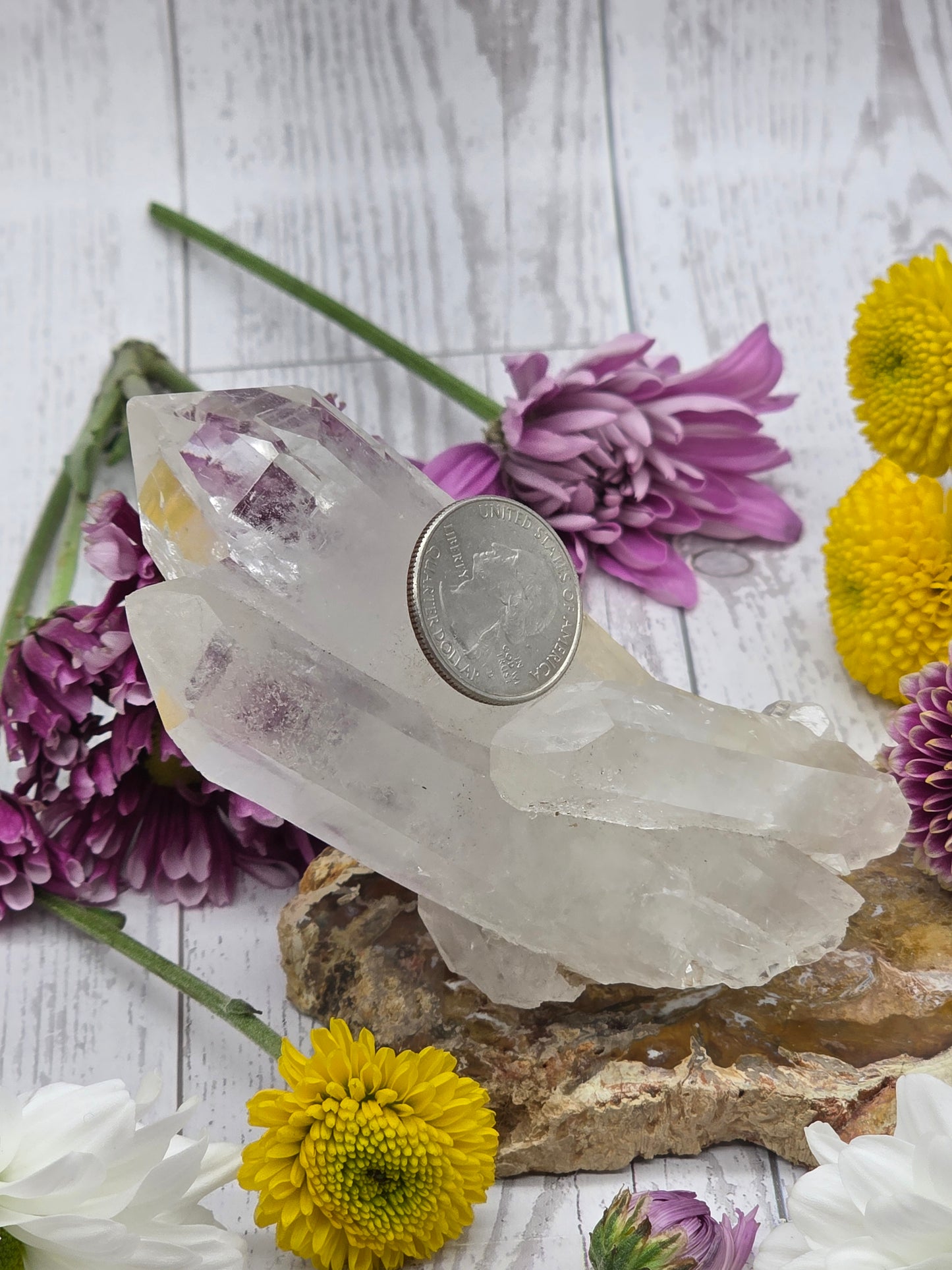Lemurian Quartz Cluster