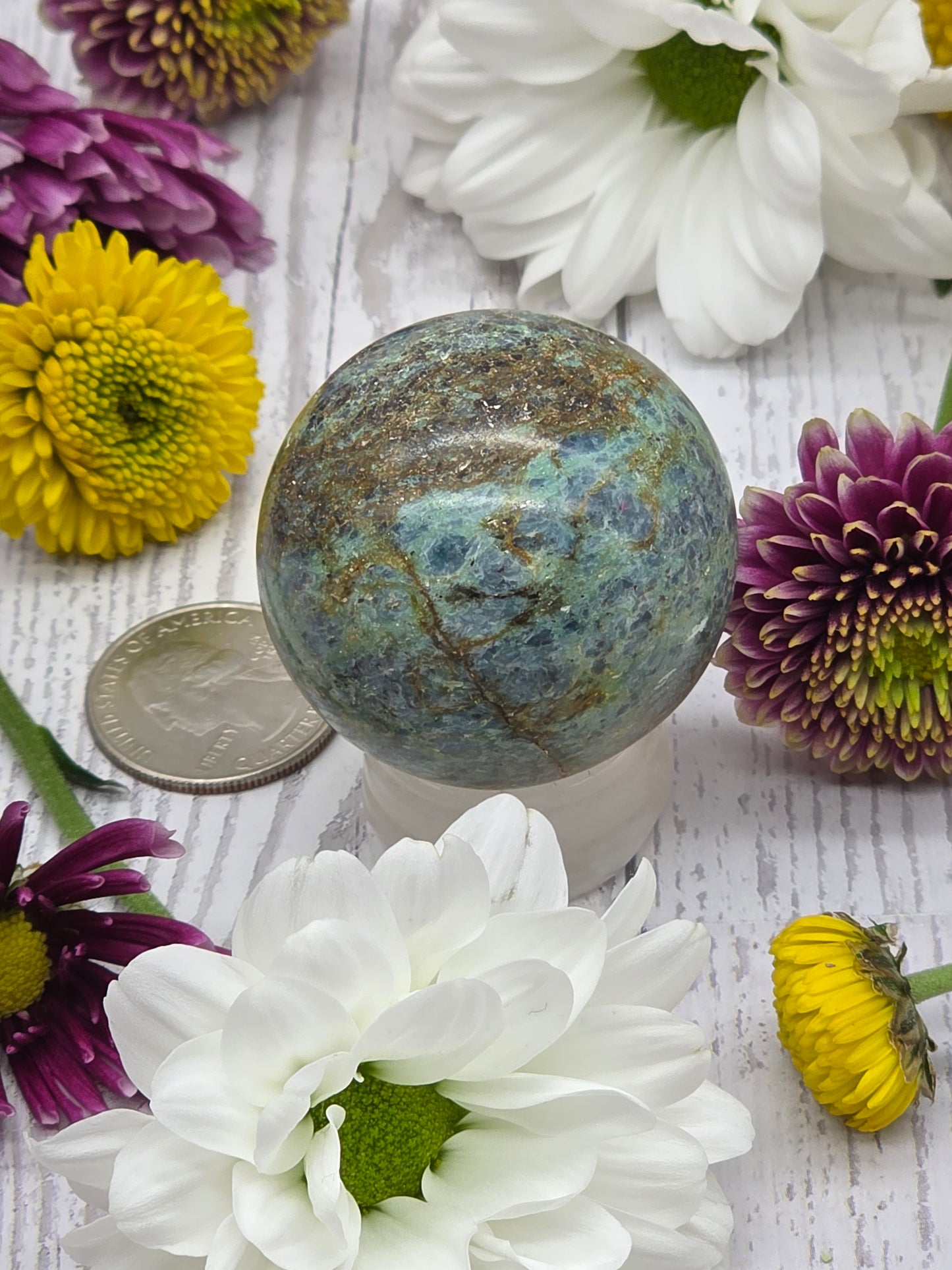 Ruby Kyanite Sphere