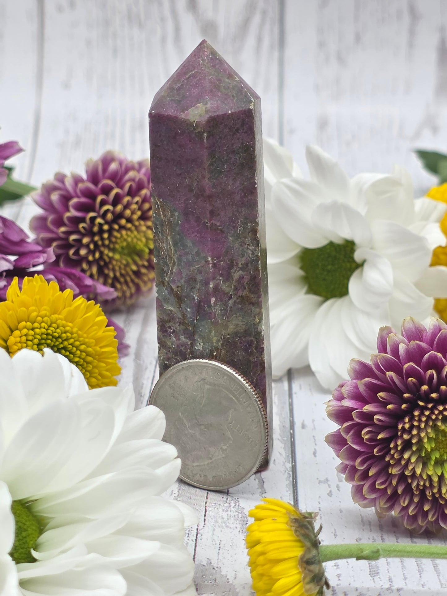 Ruby Fuchsite Tower