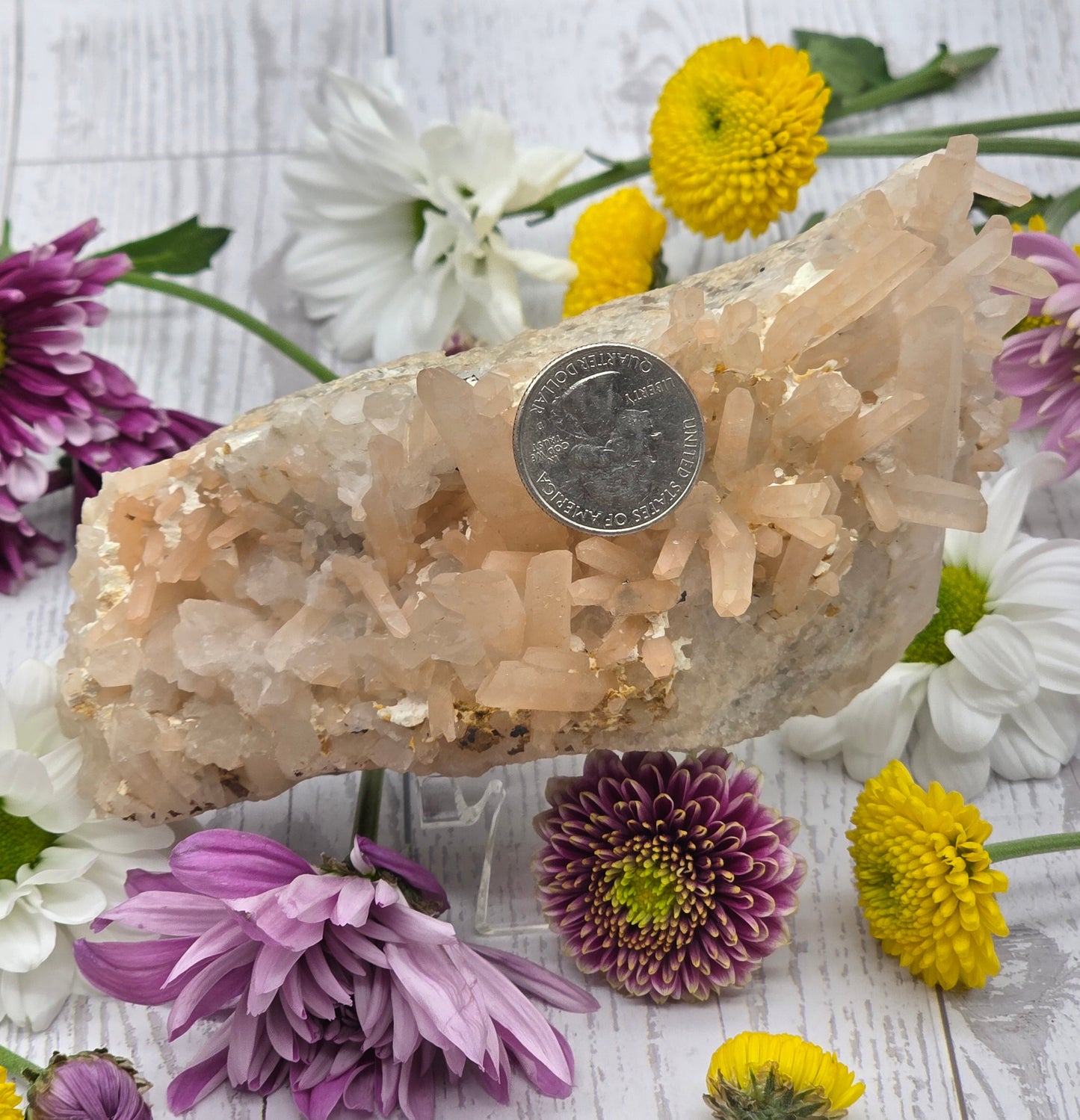 Hematoid Quartz Cluster