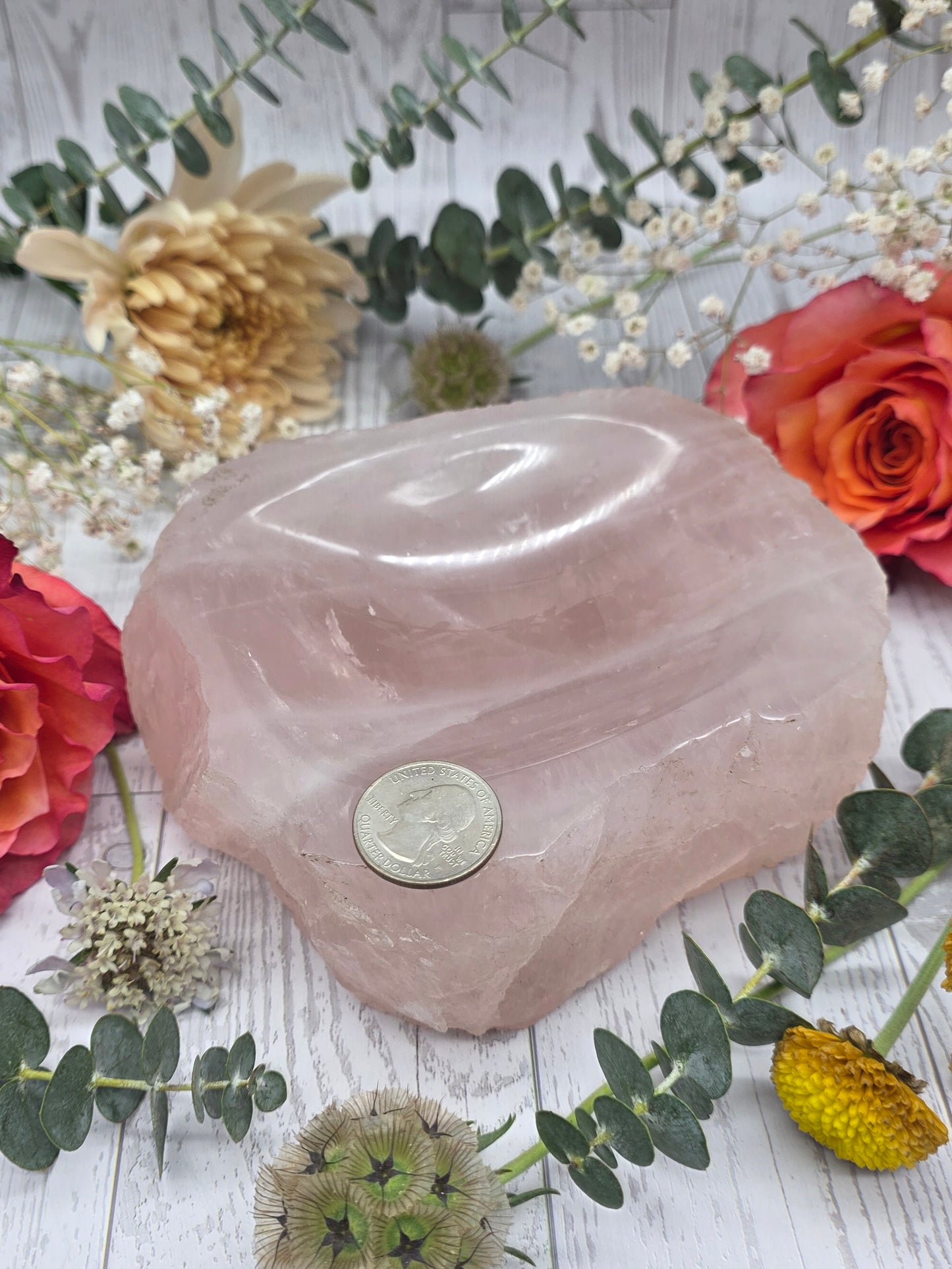 Rose Quartz Dish
