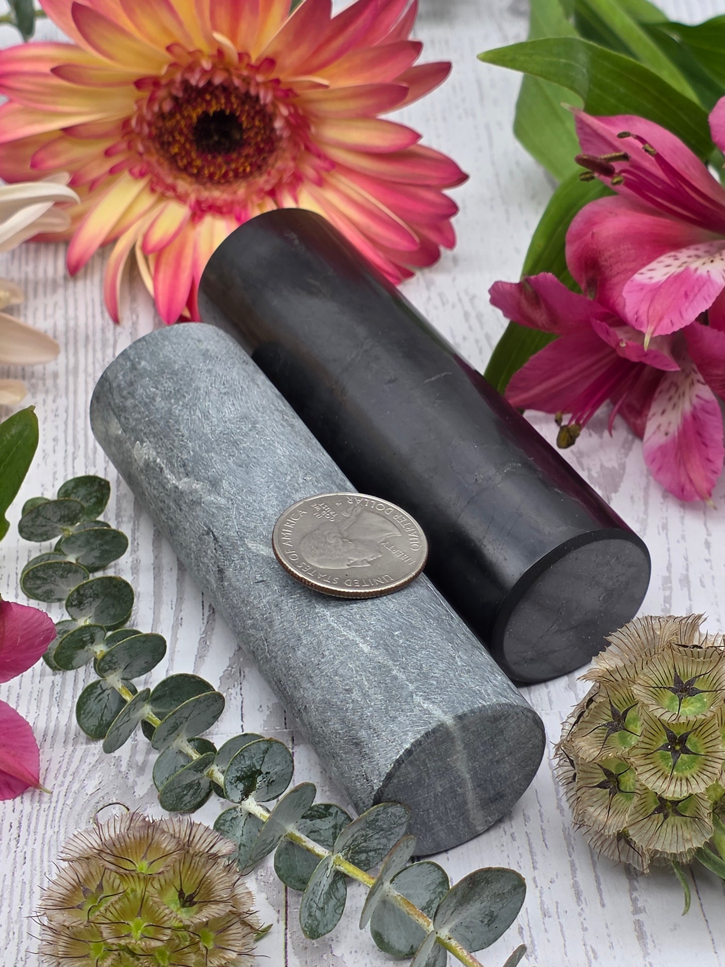 Shungite And Steatite Harmonizer Rods