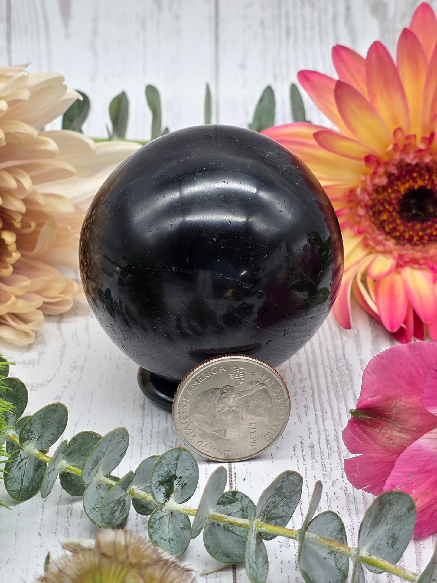 Black Tourmaline Sphere