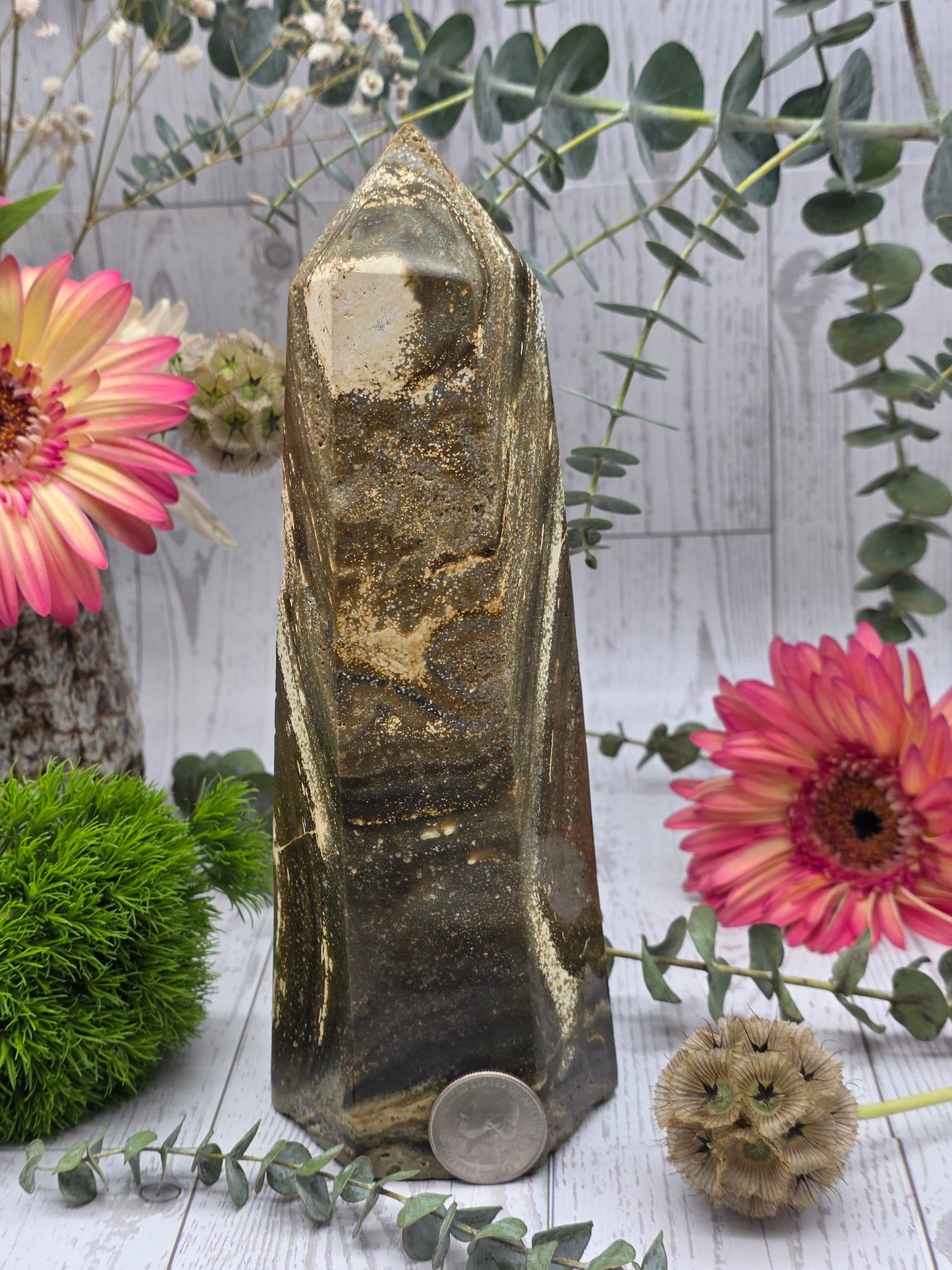 Green And Brown Ocean Jasper
