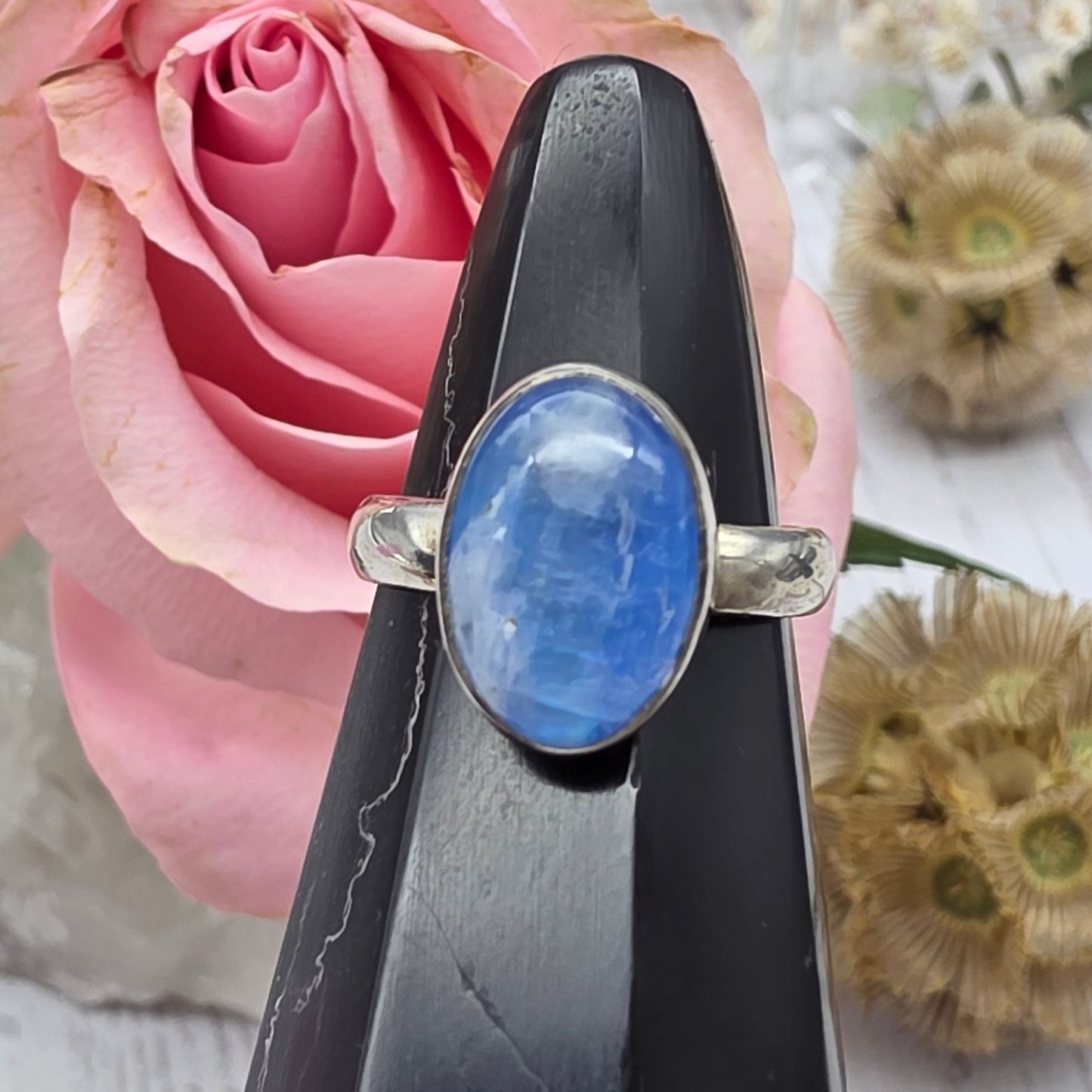 Blue Moonstone Ring