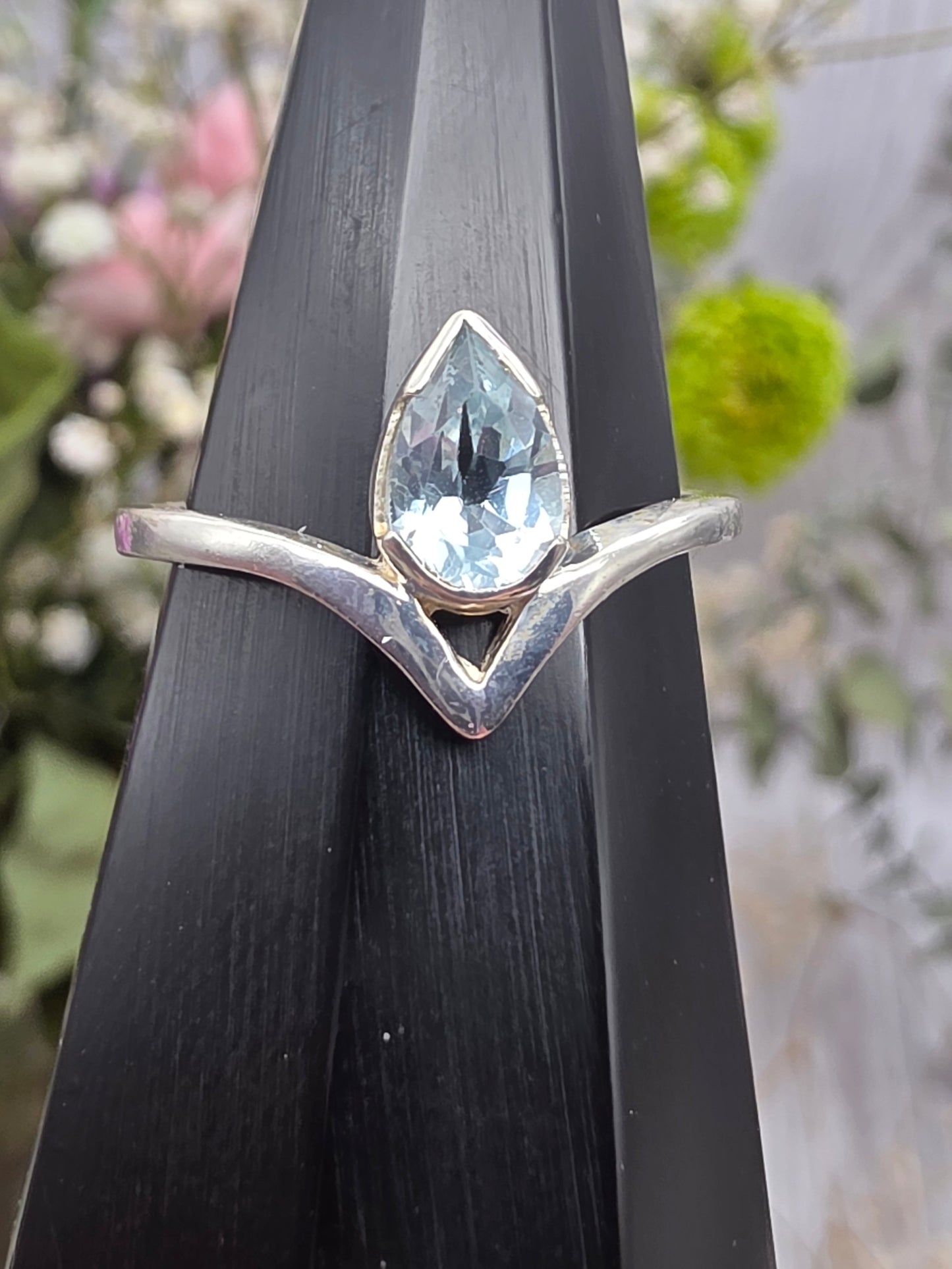 Swiss Blue Topaz Ring