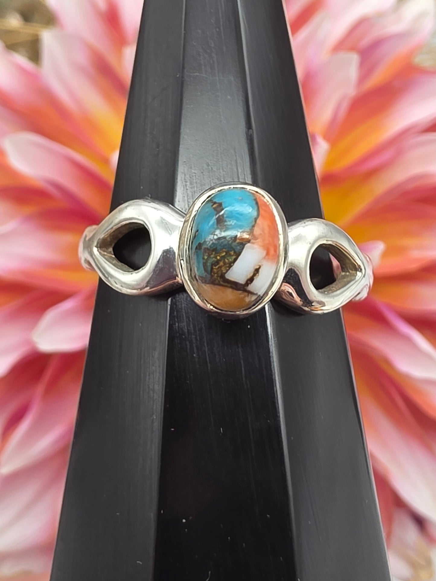 Spiny Oyster Turquoise Ring