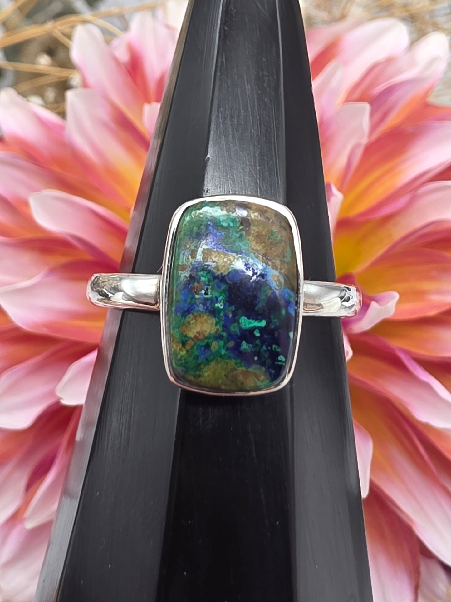 Azurite Rectangle Ring