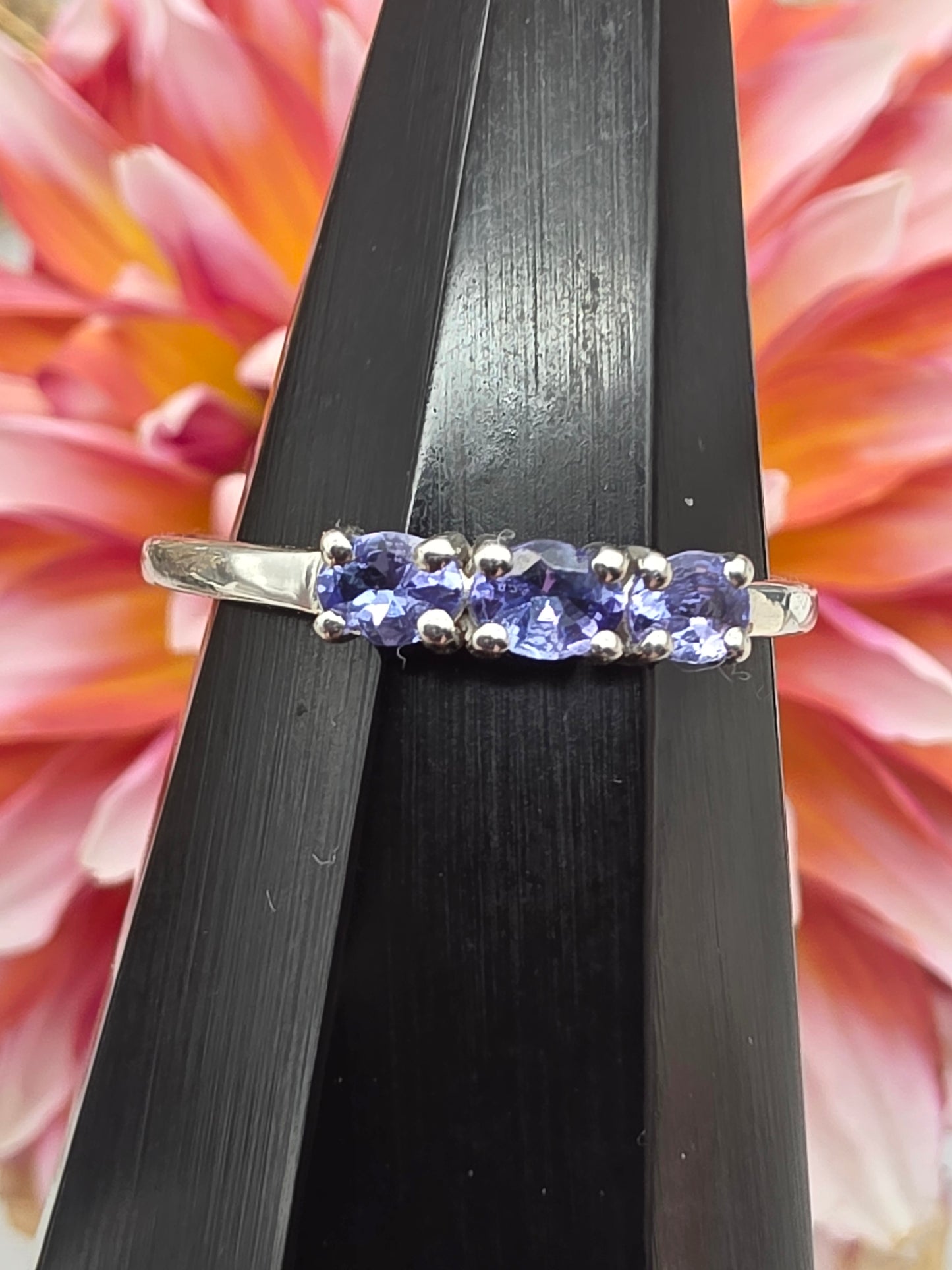 Triple Tanzanite Ring