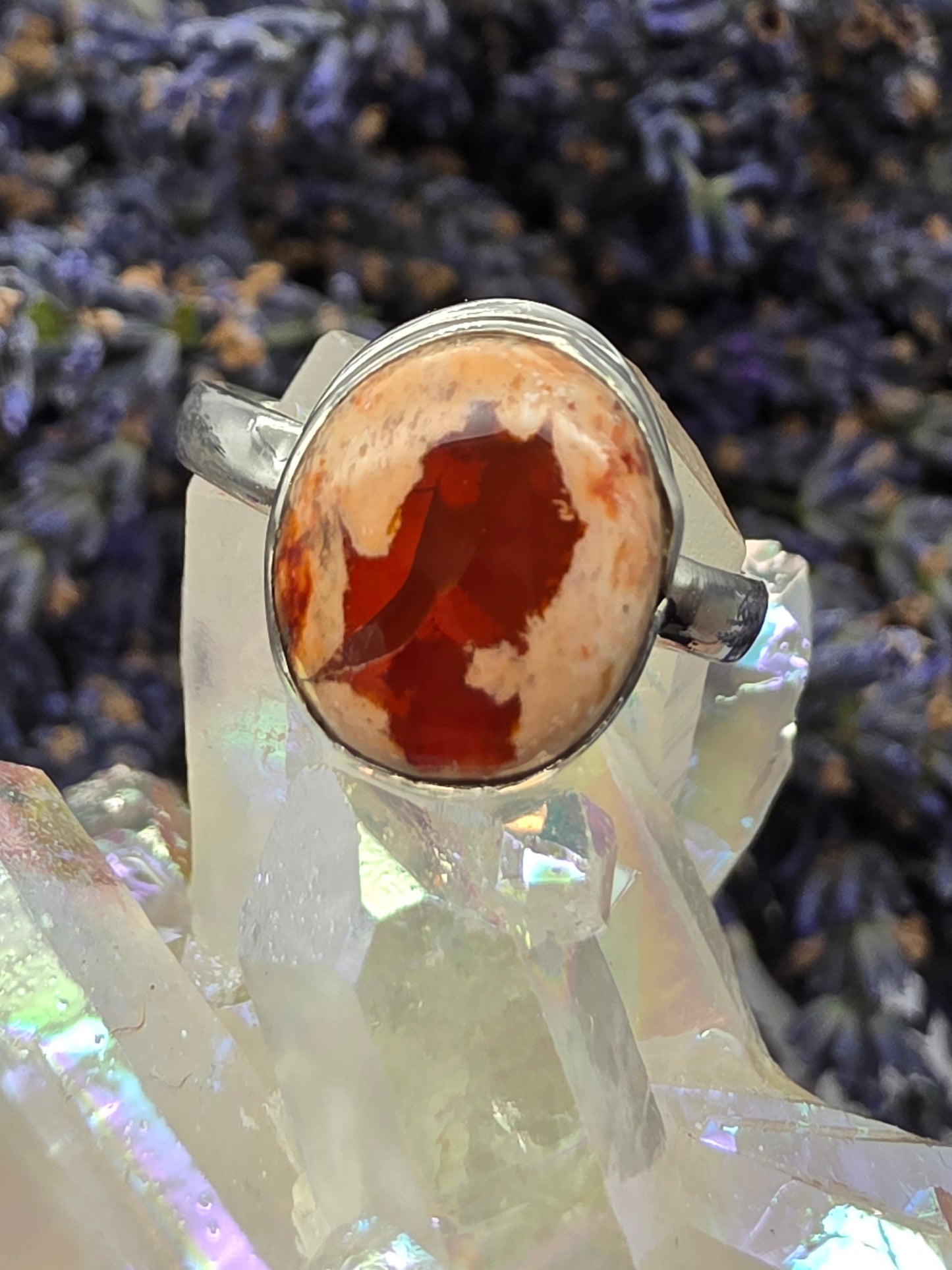 Mexican Fire Opal Ring