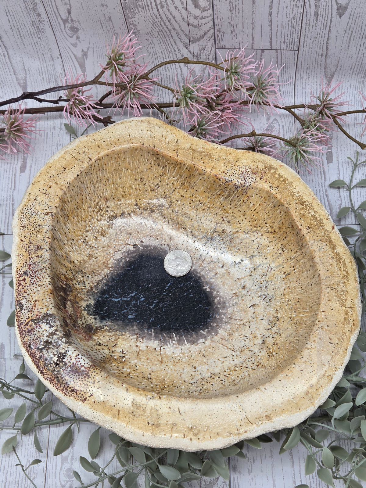 Fossilized Bamboo Bowl