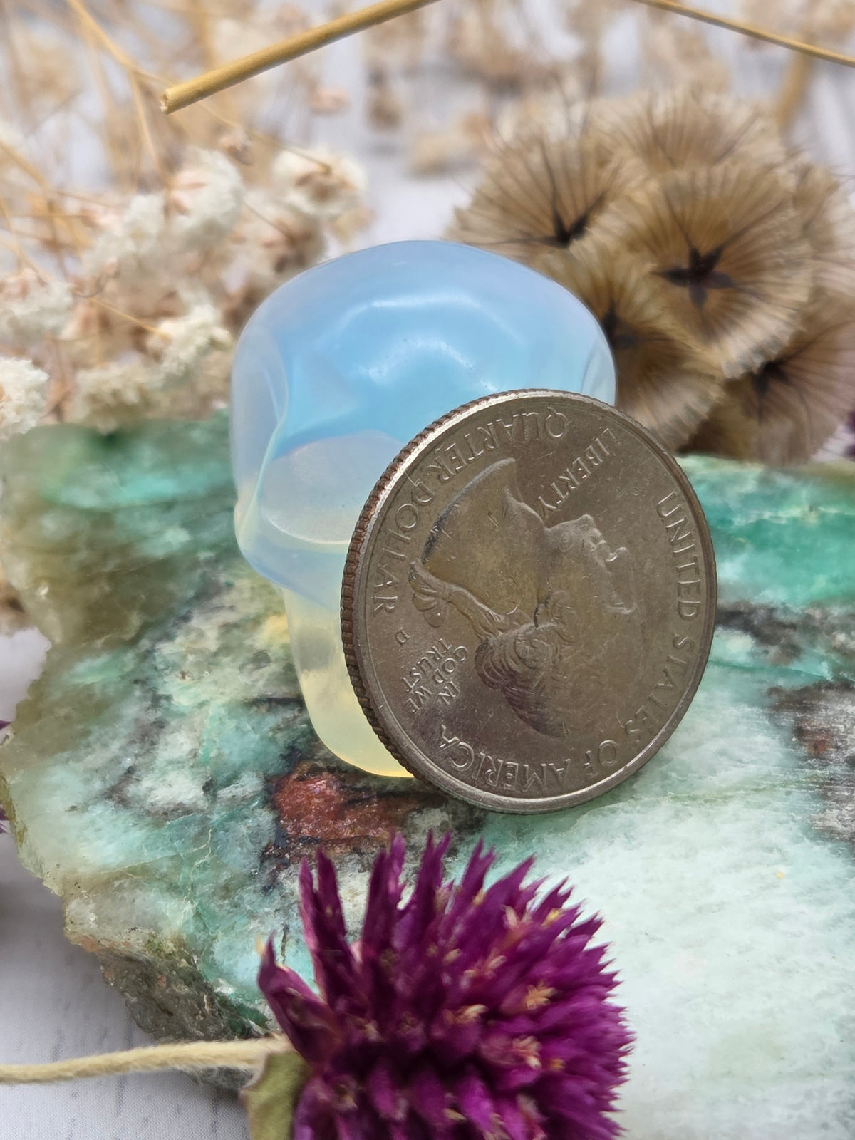 Opalite Skull
