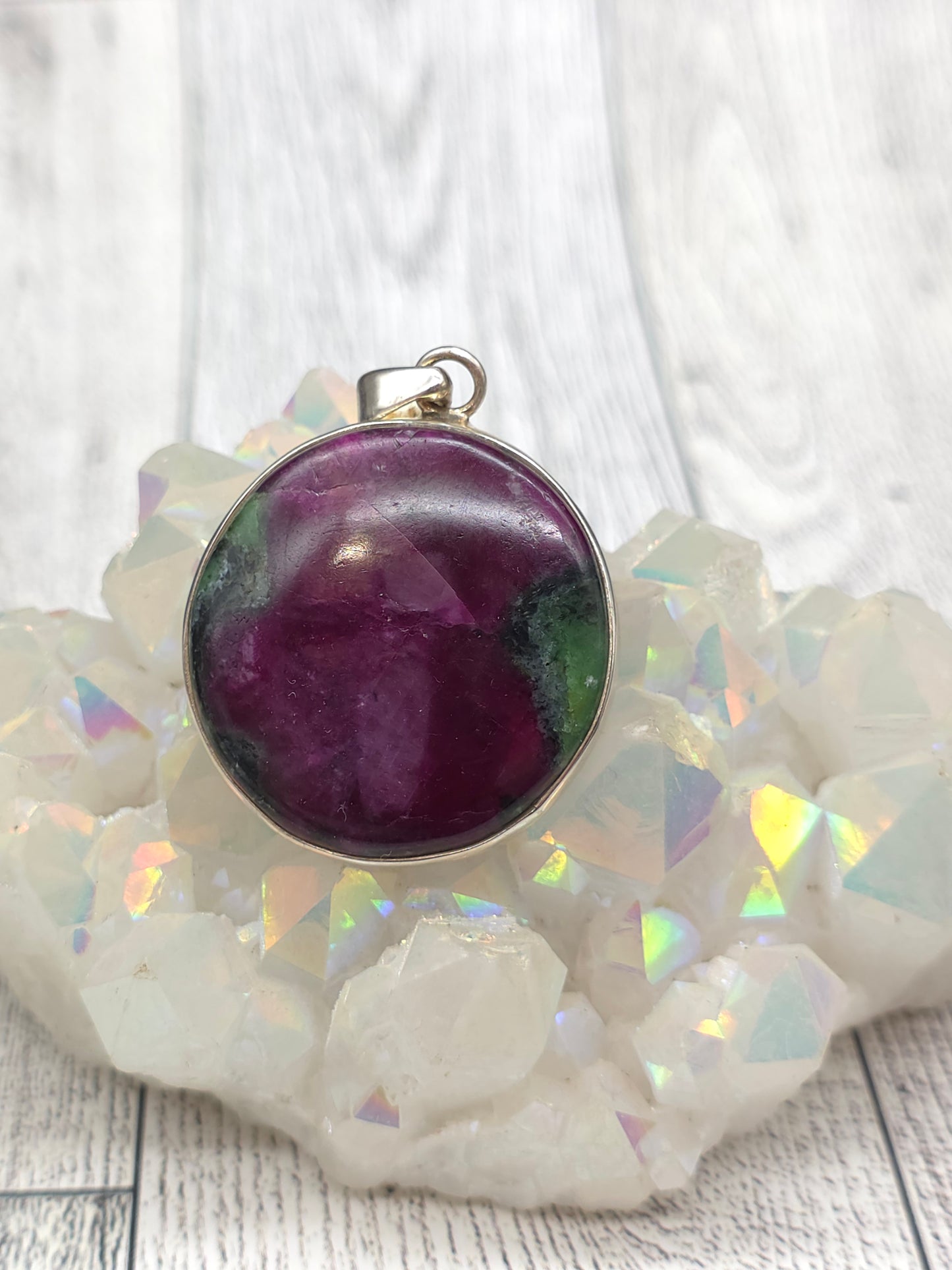 Ruby Zoisite Pendant