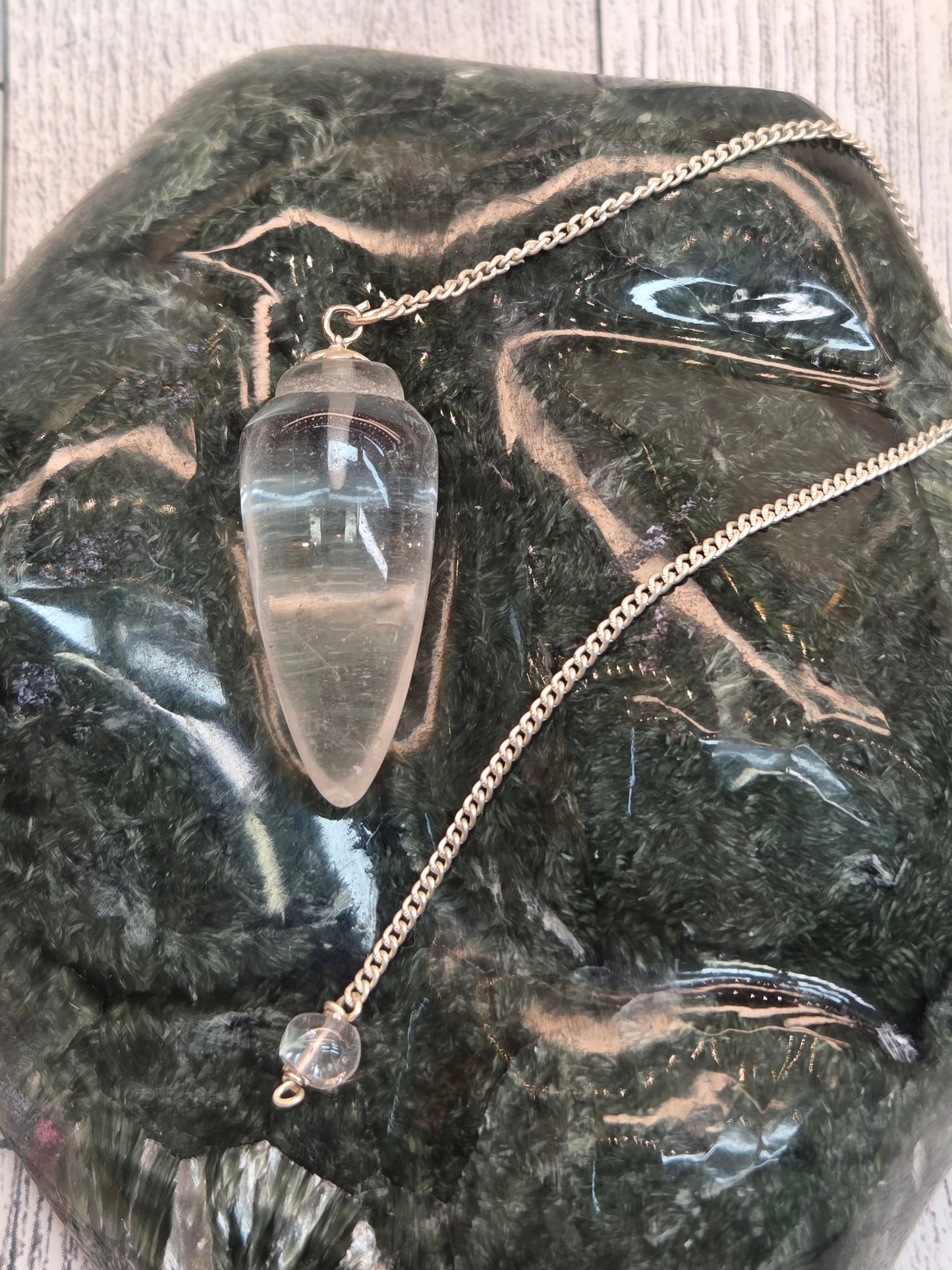 Clear Quartz Pendulum