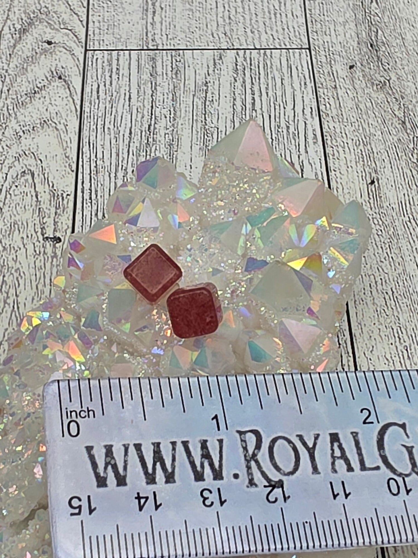 Crystal Cube Earrings - image 8