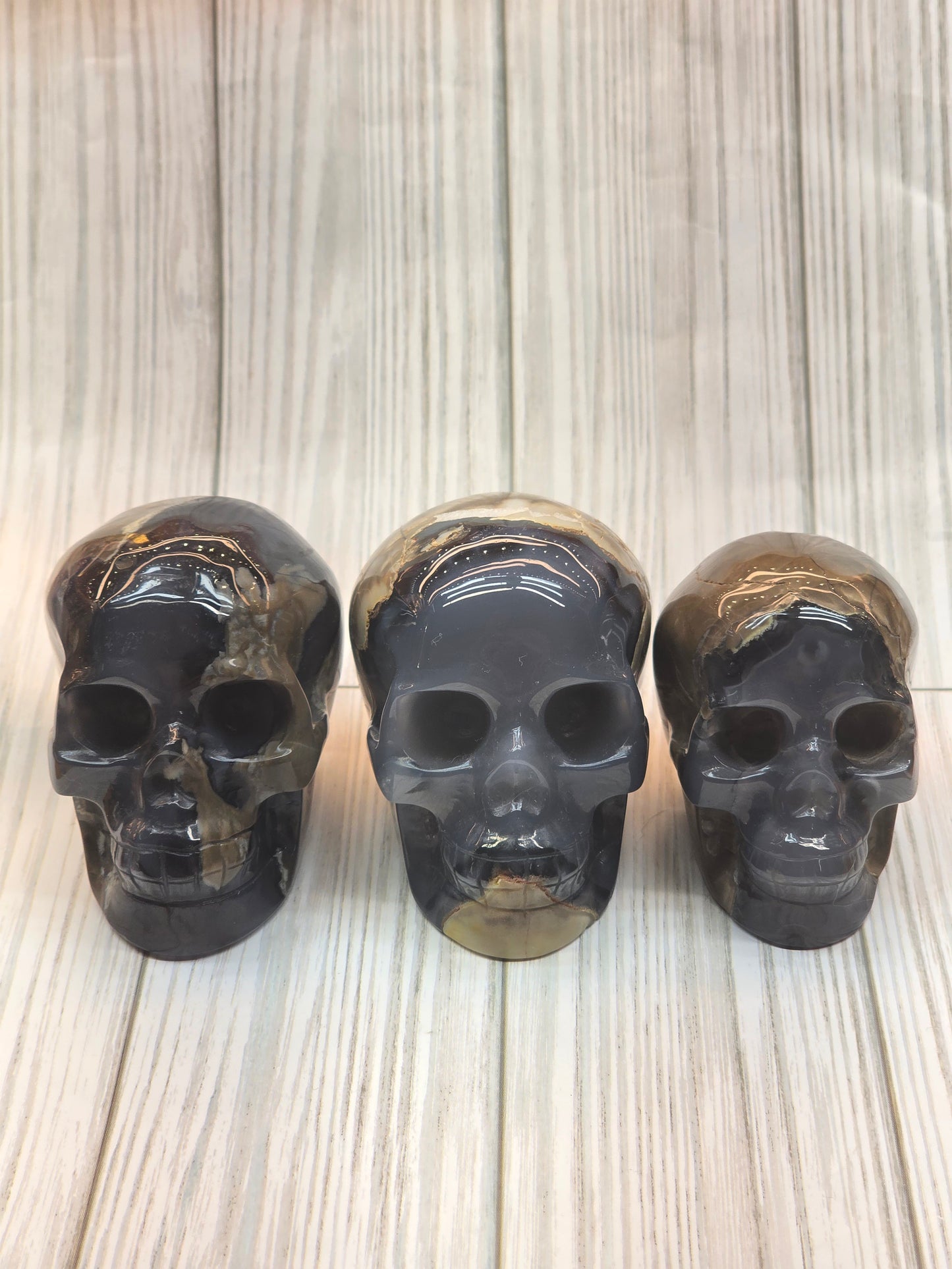 Volcanic Agate Skull