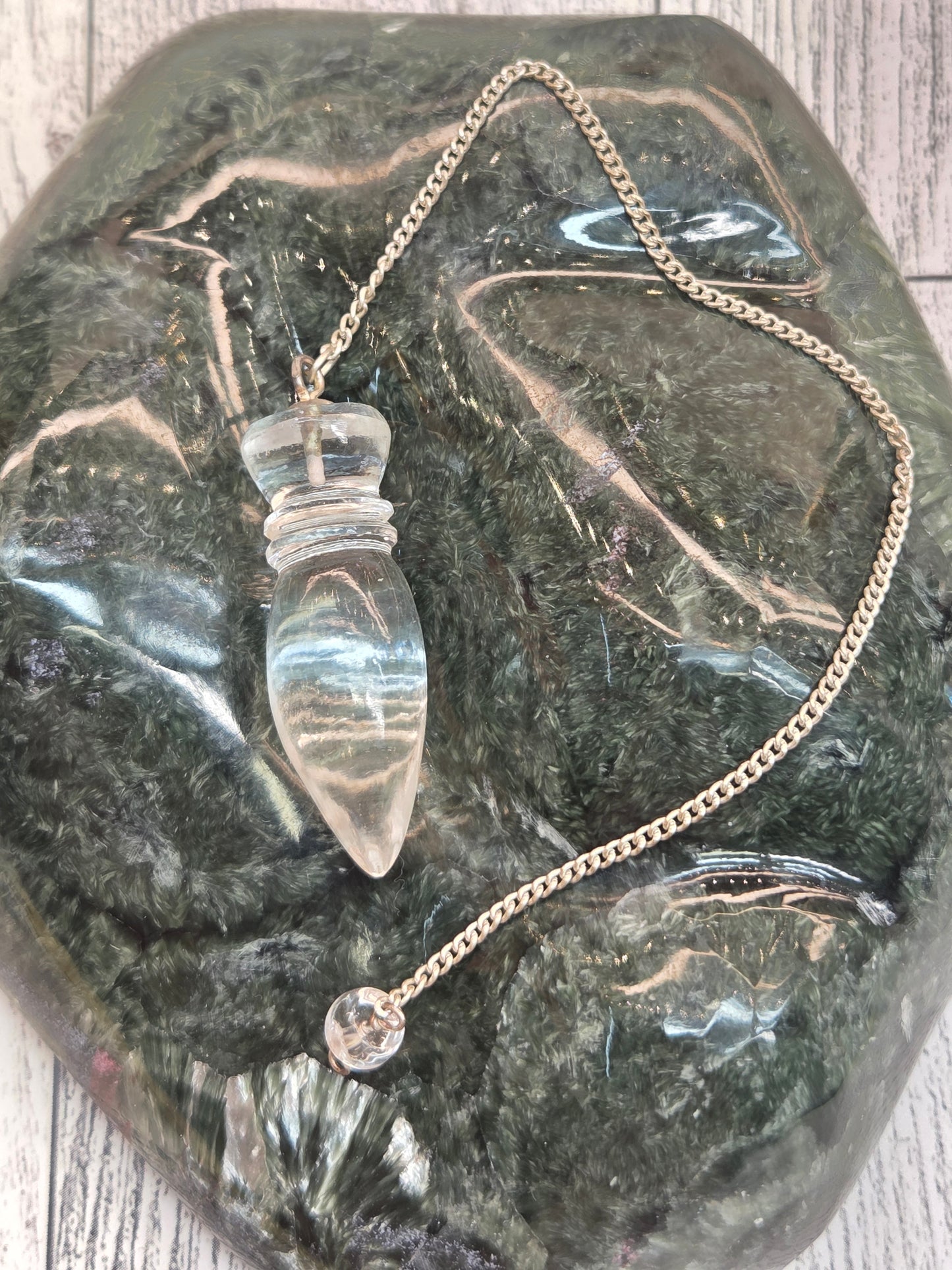 Clear Quartz Pendulum