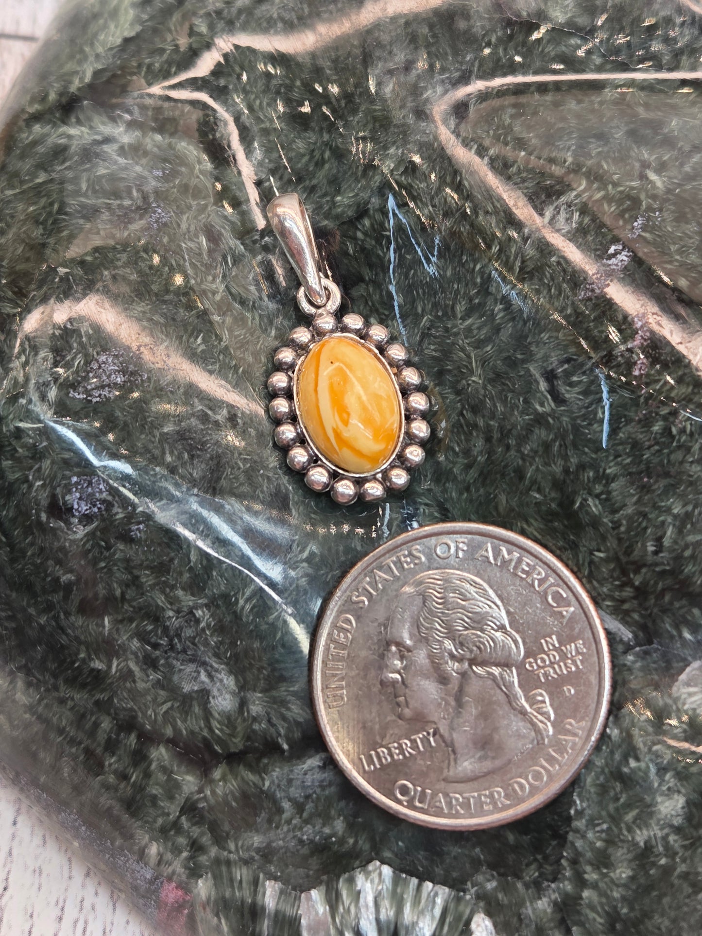Royal Butter Polish Baltic Amber Pendant