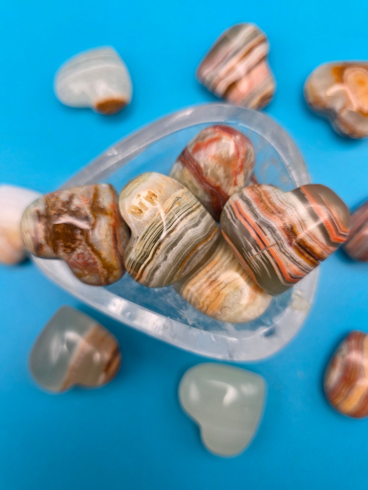 Banded Onyx Heart