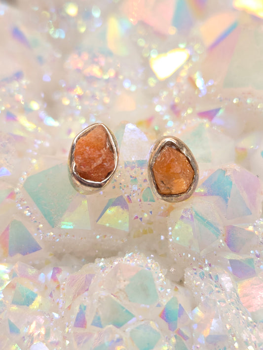 Sunstone Post Earrings