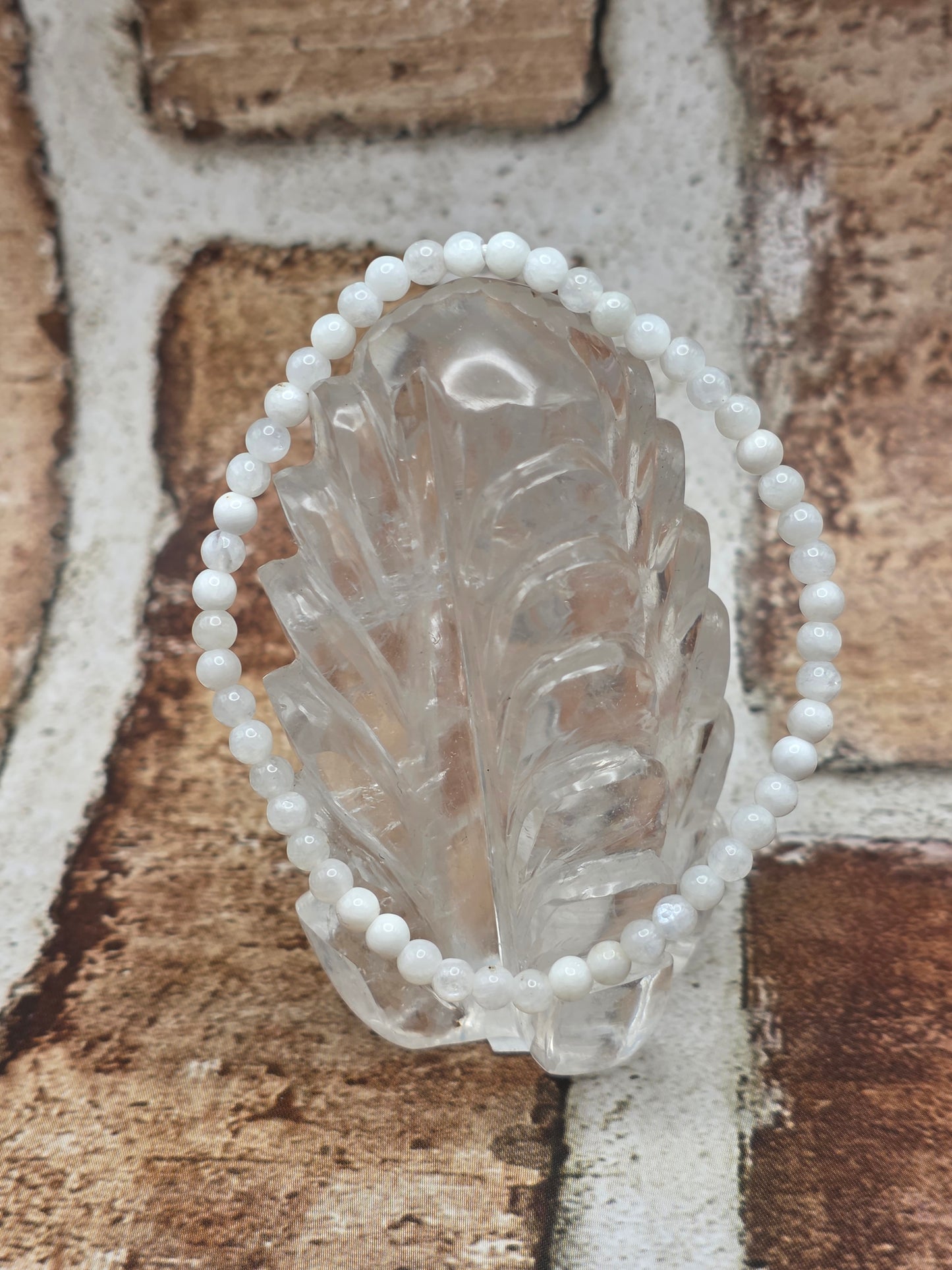 Rainbow Moonstone Stretchy Bracelet