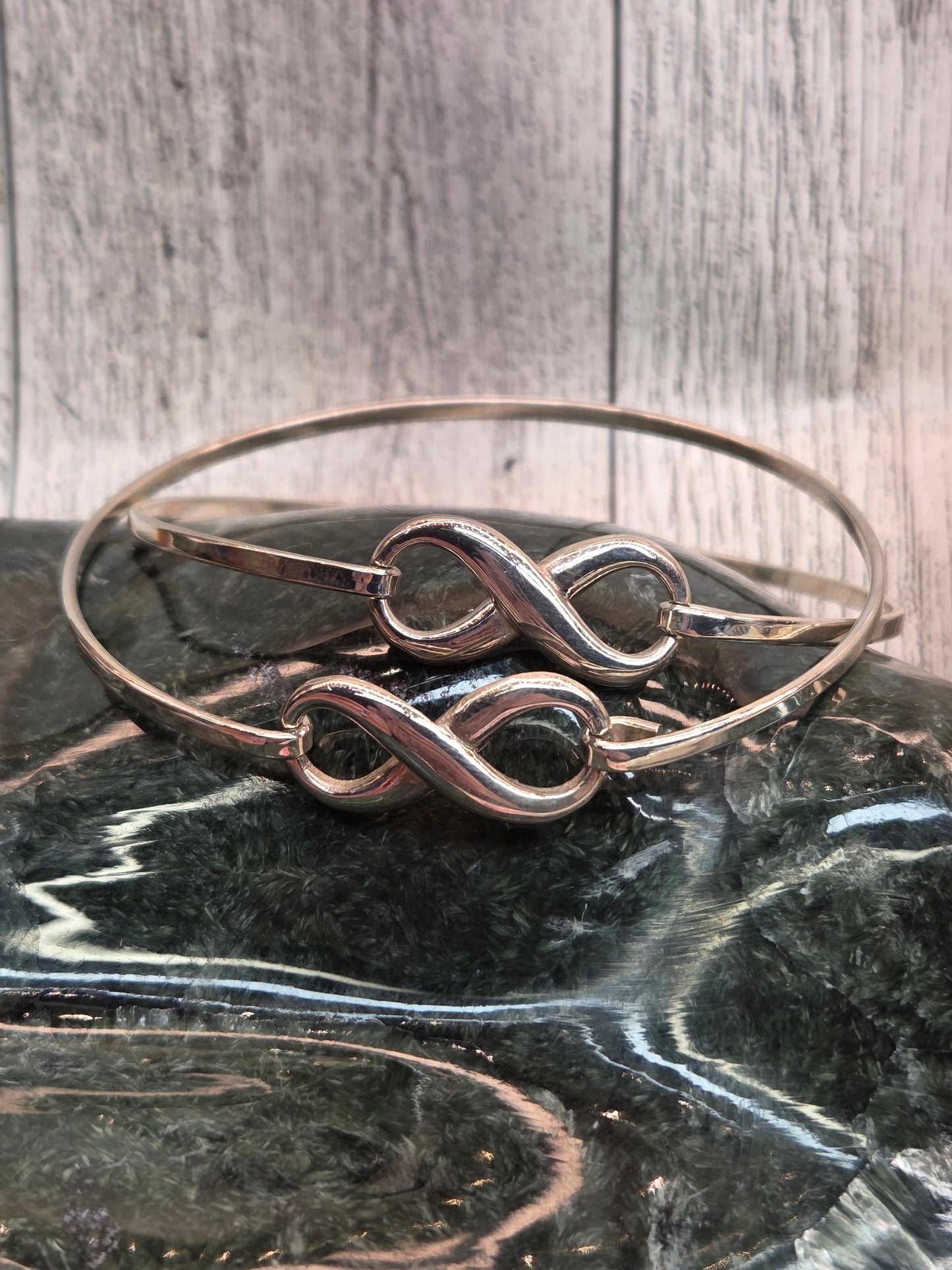 Sterling Silver Infinity Cuff Bracelet