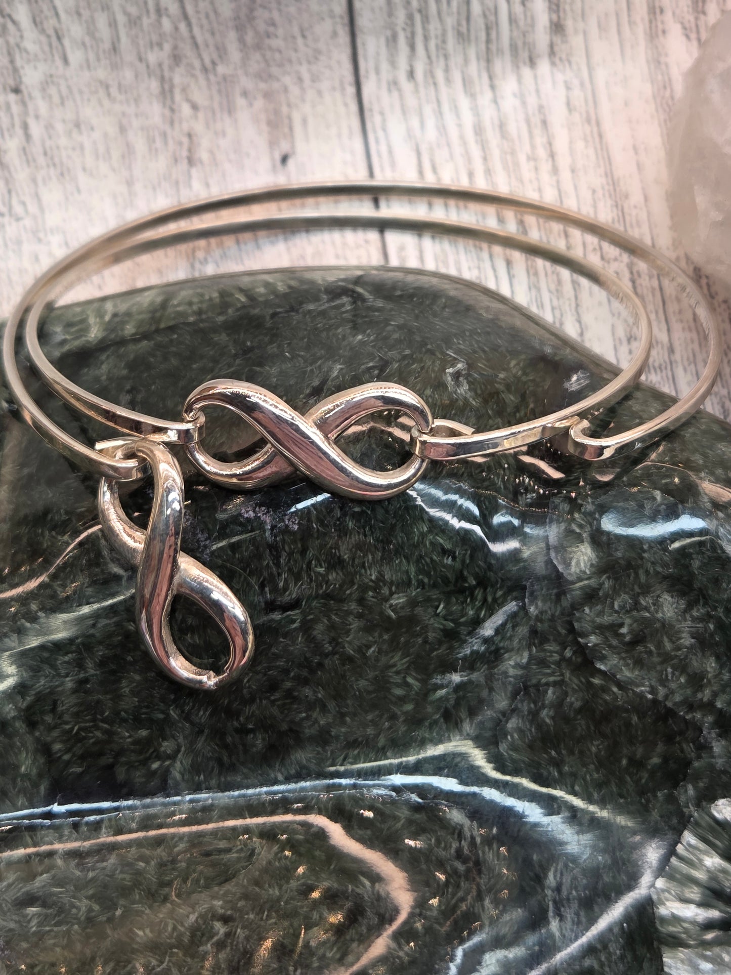 Sterling Silver Infinity Cuff Bracelet