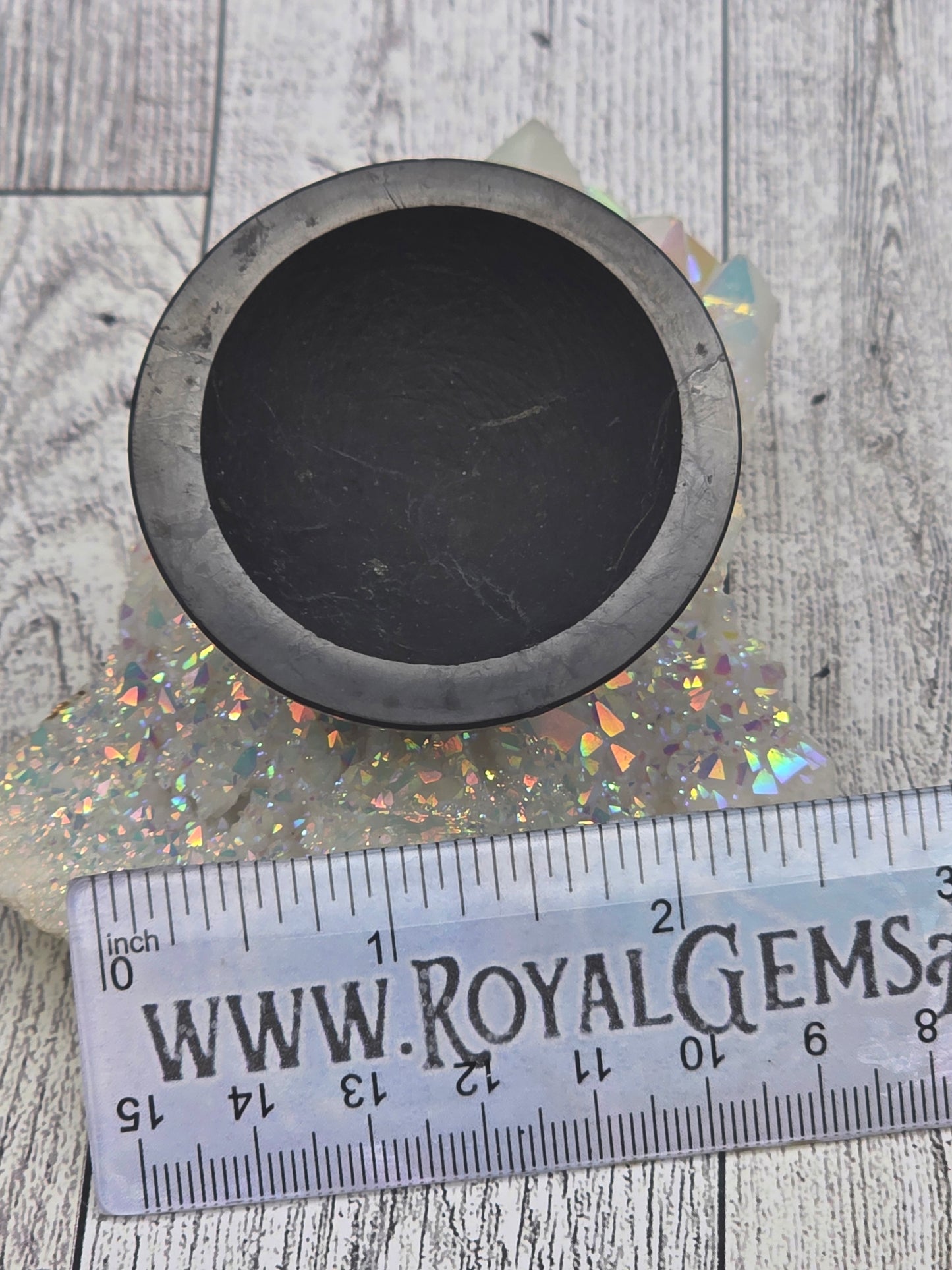 Shungite Bowl - size reference