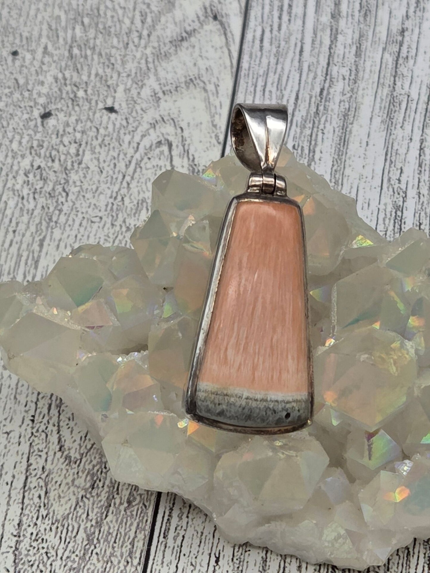 Celestobarite Pendant - alternate view