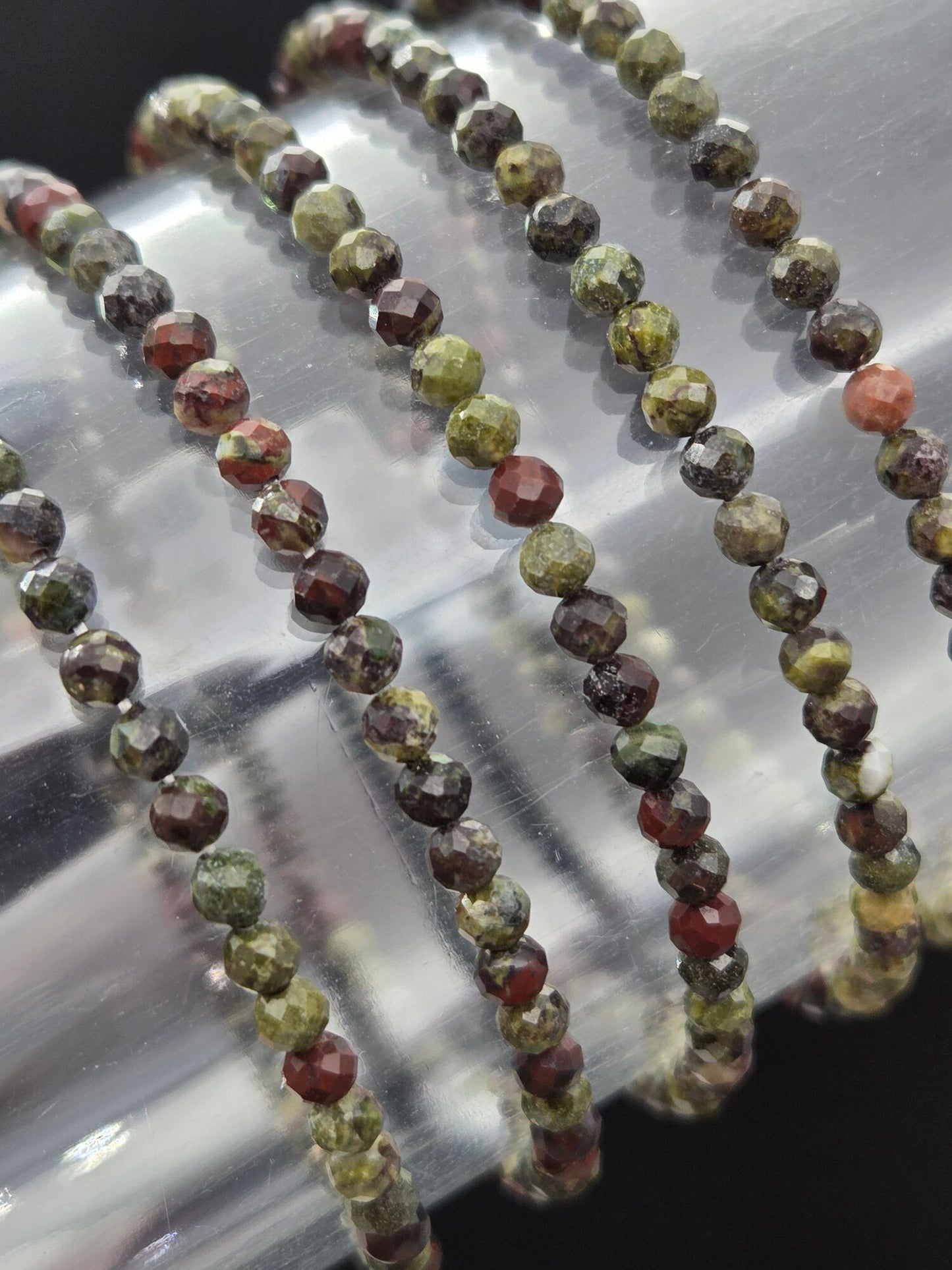 Dragon Blood Jasper Stretchy Bracelet