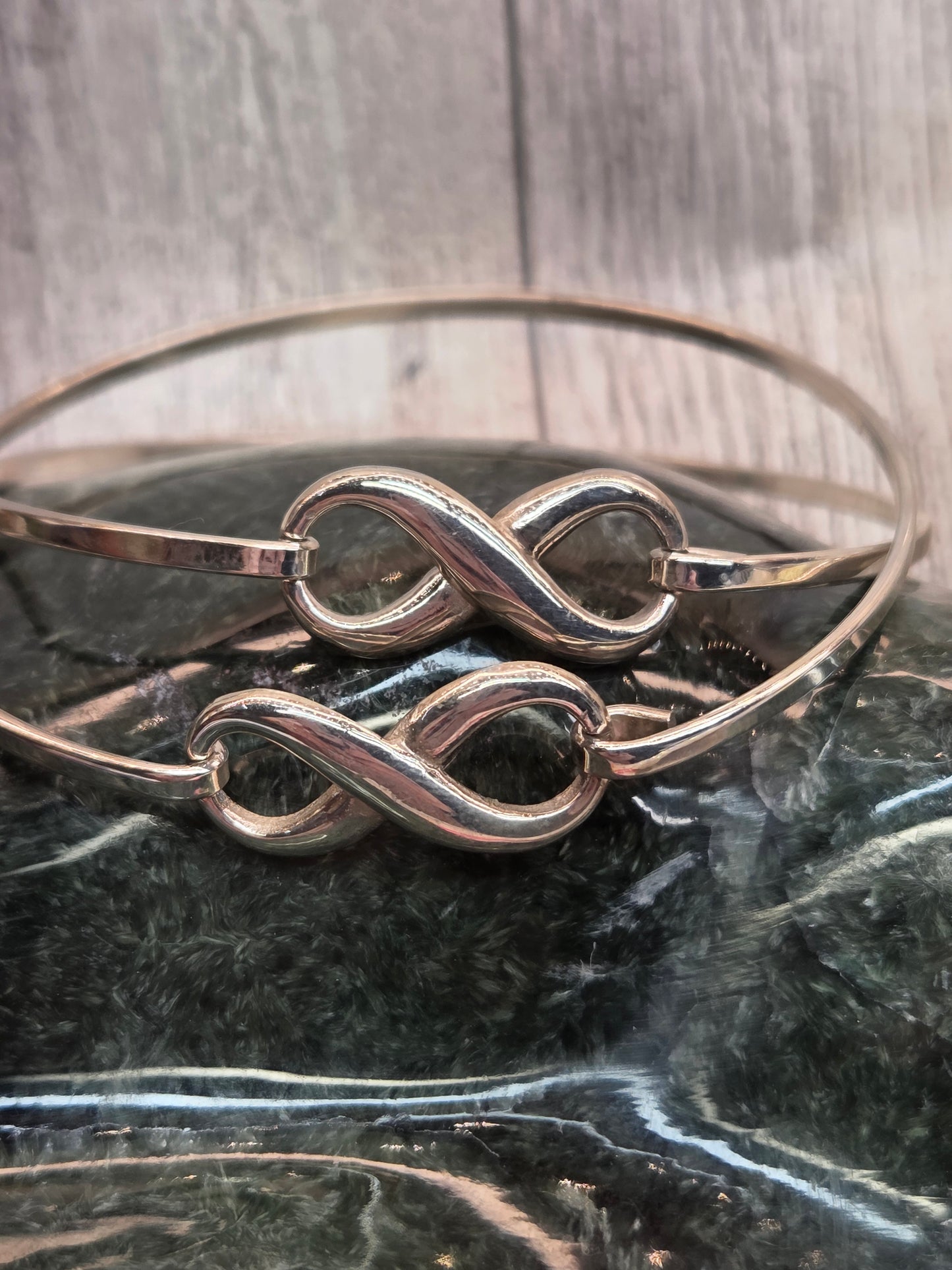 Sterling Silver Infinity Cuff Bracelet